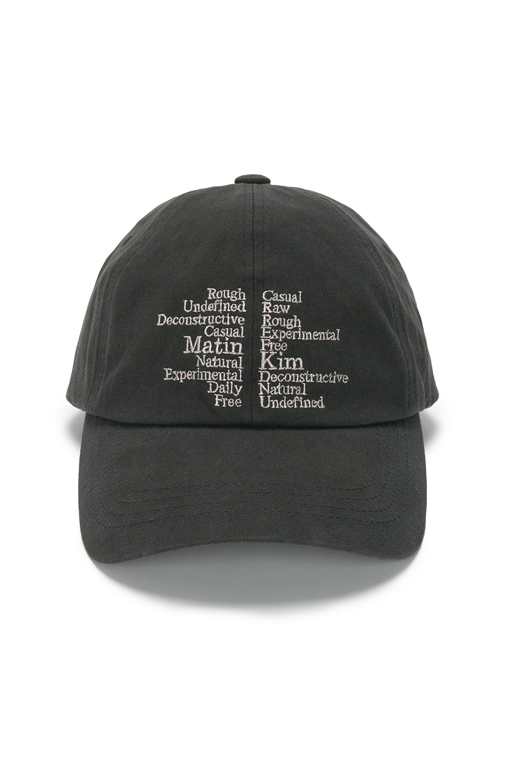 Matinkim Keyword Lettering Ball Cap IN Charcoal