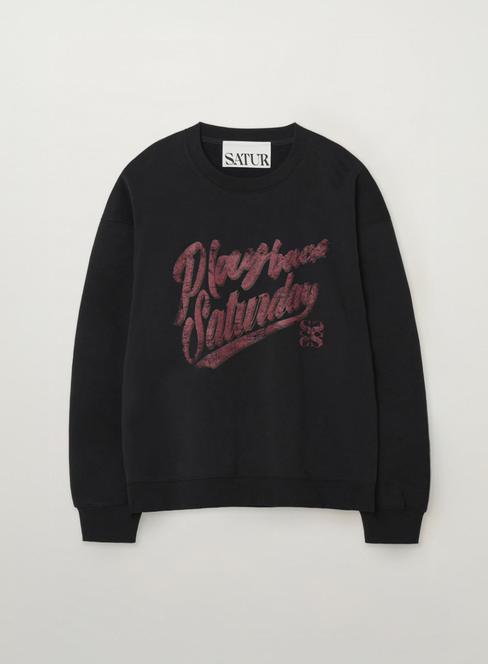 satur Playback Saturday Sweatshirt - Black