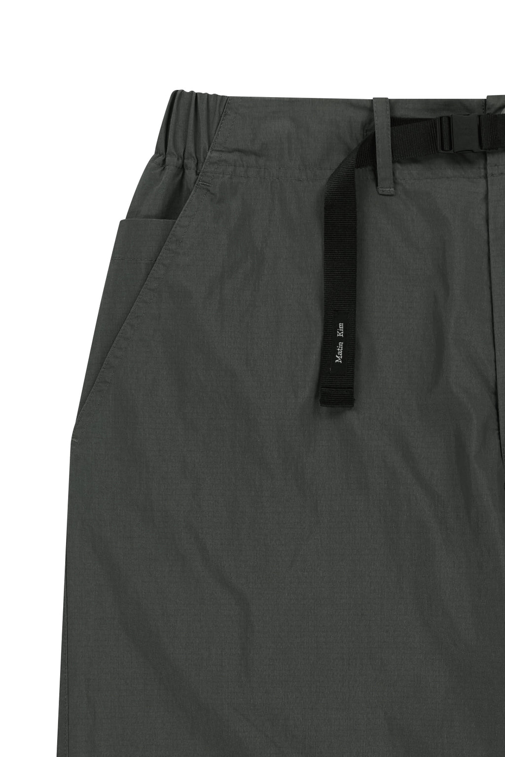Matinkim Strap Belted Pants For Men IN Charcoal