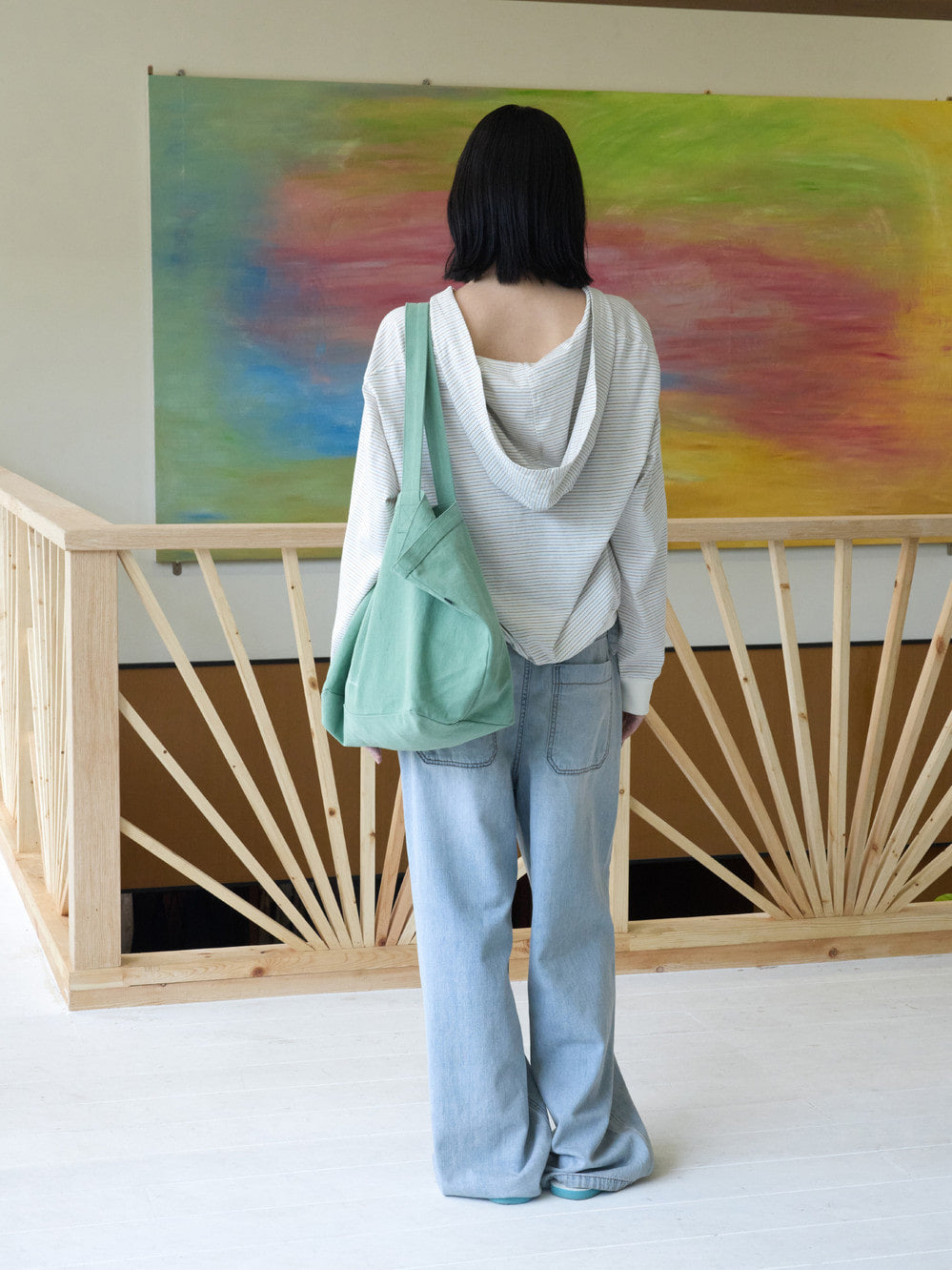 Low Classic Airy Oversized Jeans Blue