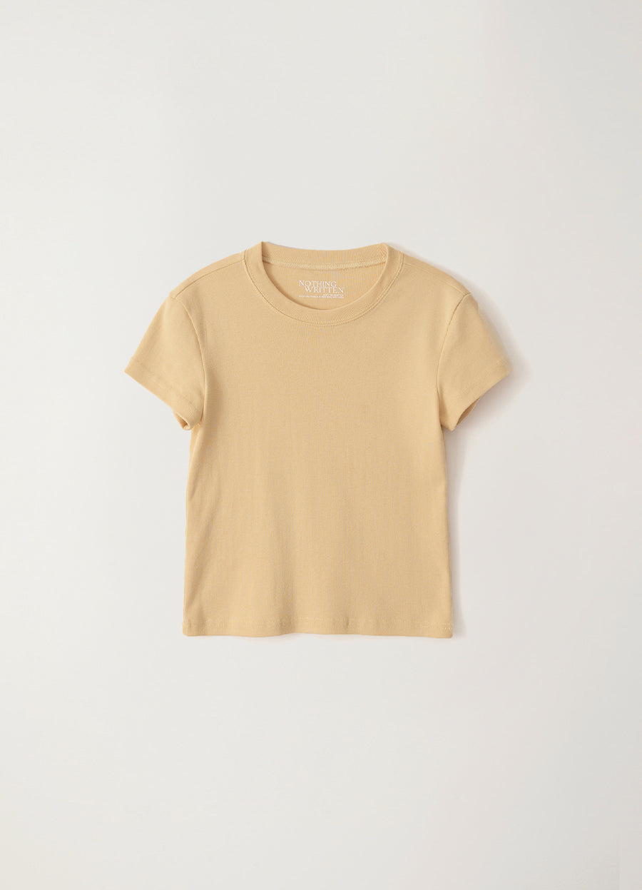 Nothing Written 90s t-shirt (Vanilla butter)