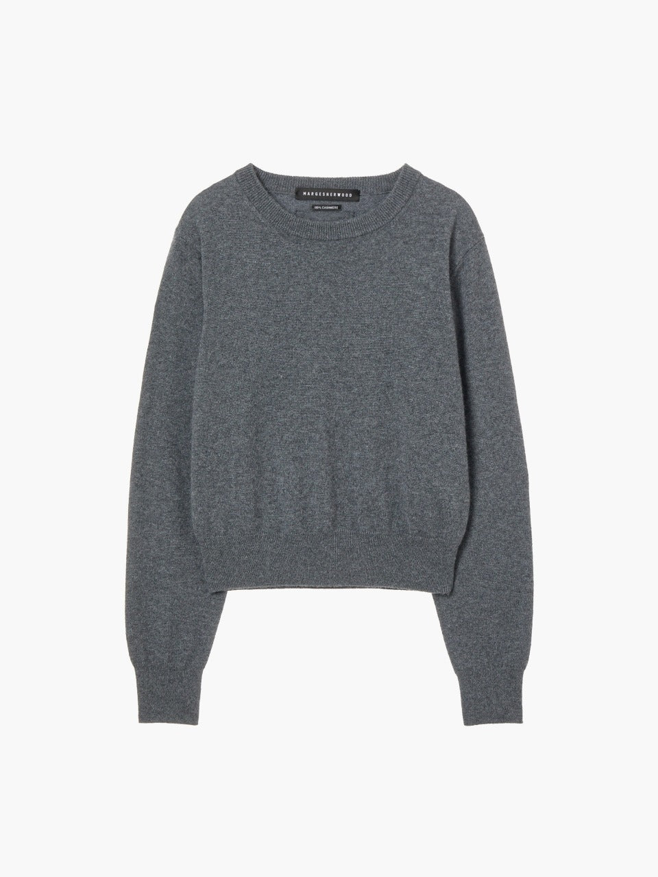 Margesherwood Cashmere Crew Neck Pullover grey