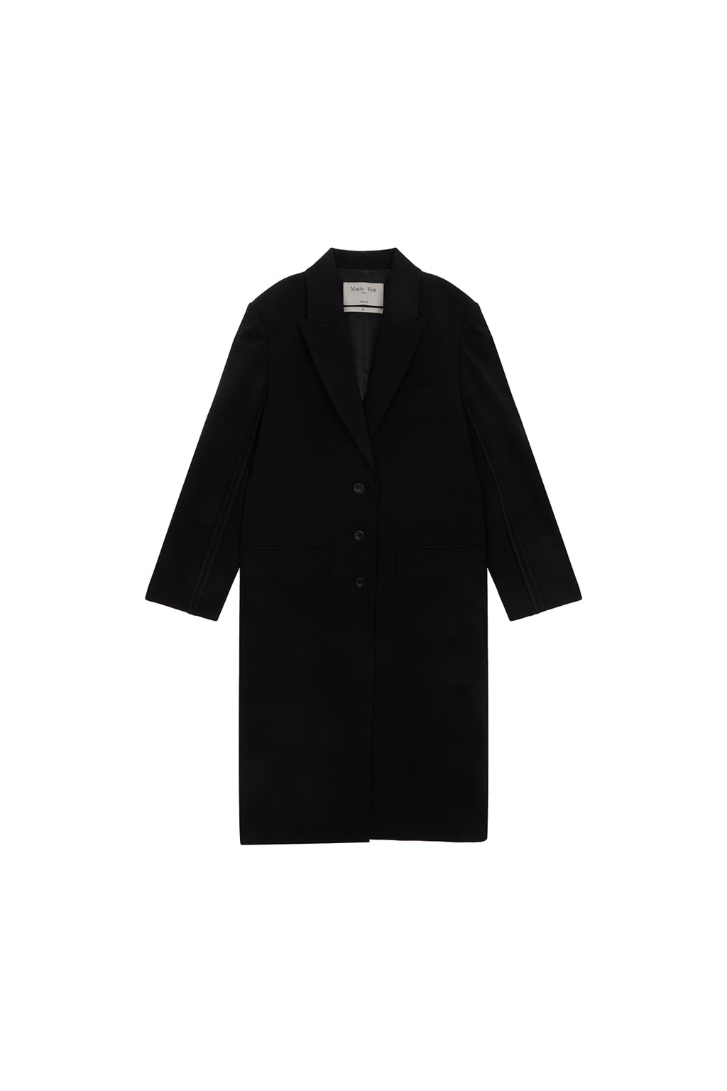 Matinkim Detachable Long Coat Jacket IN Black