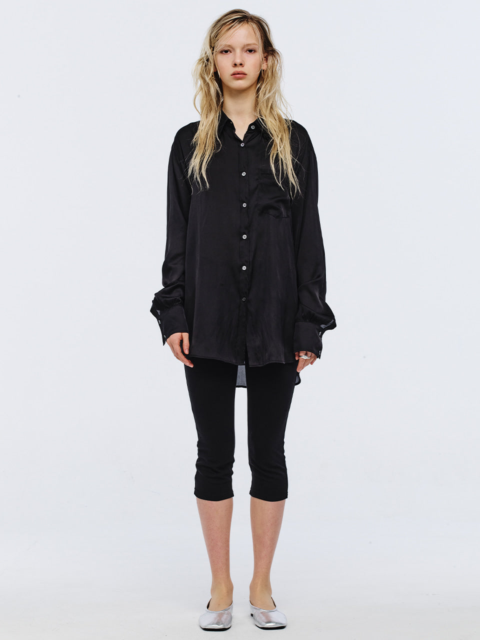 Margesherwood Silky Shirt black