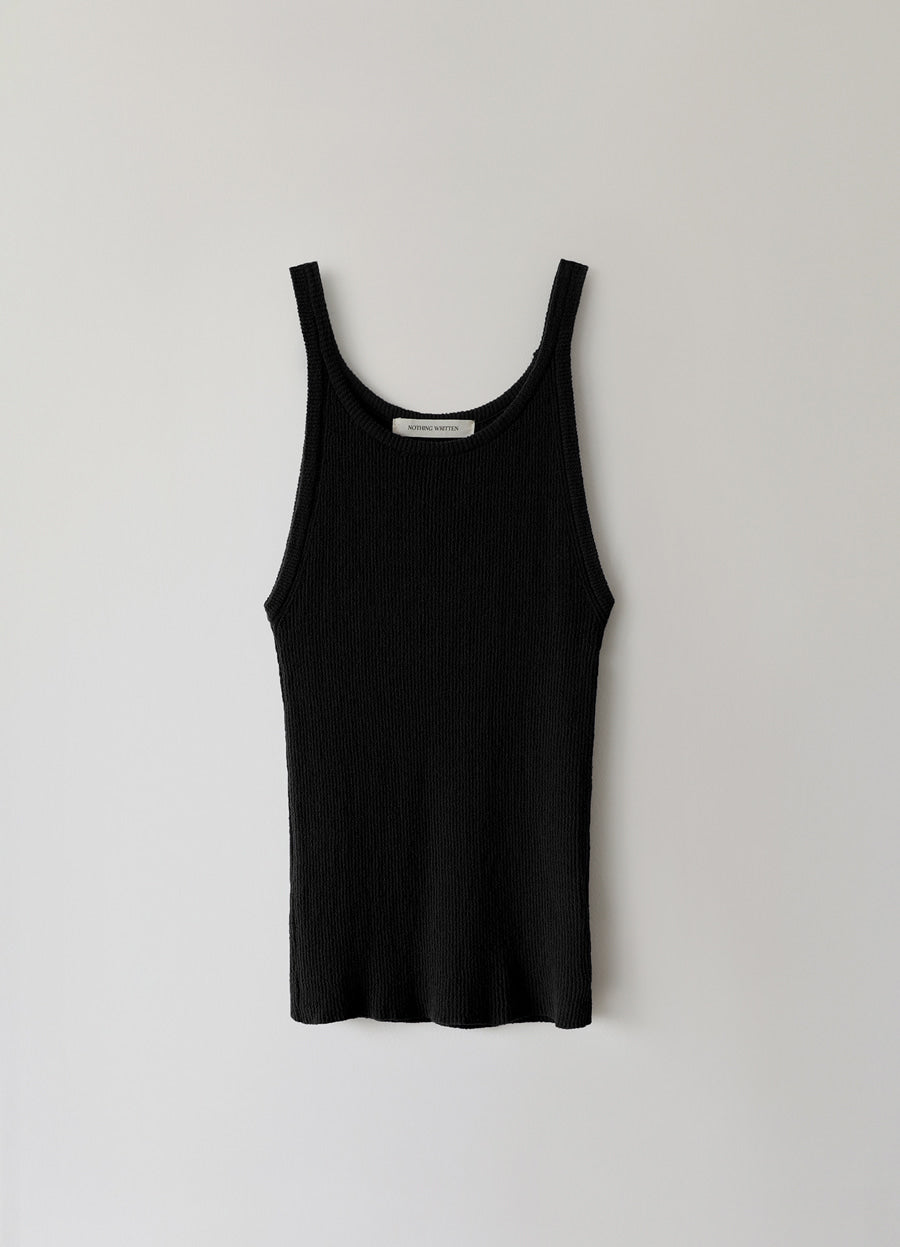 Nothing Written Knit sleeveless (Black)