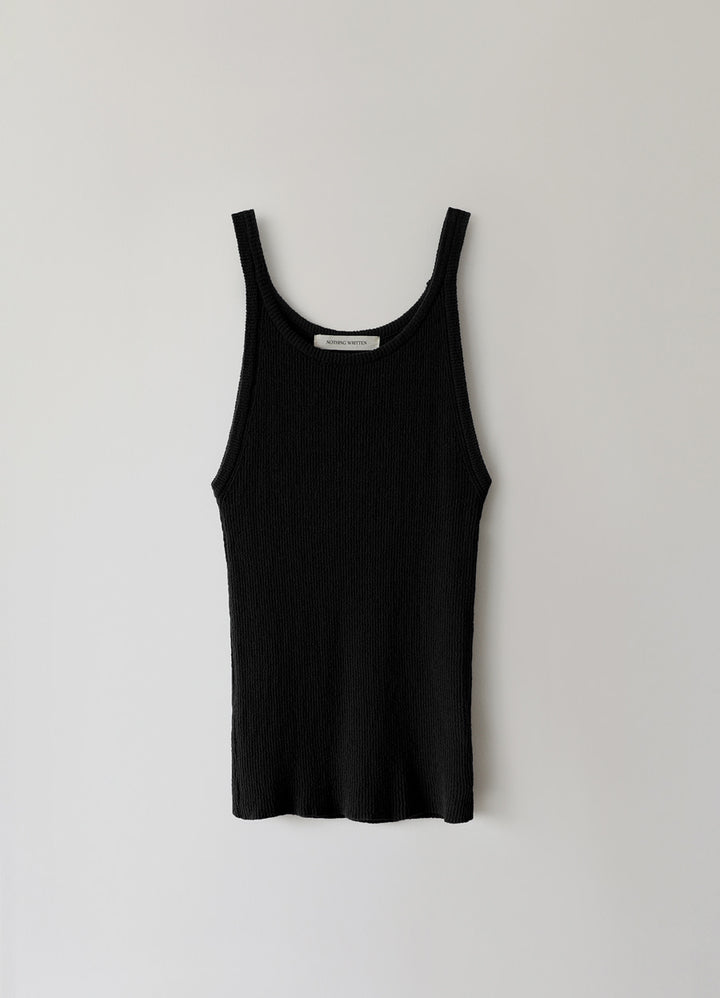 Nothing Written Knit sleeveless (Black)