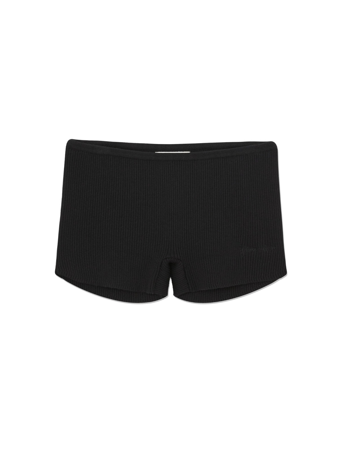 GLOWNY G Knit Rest Shorts (Black)