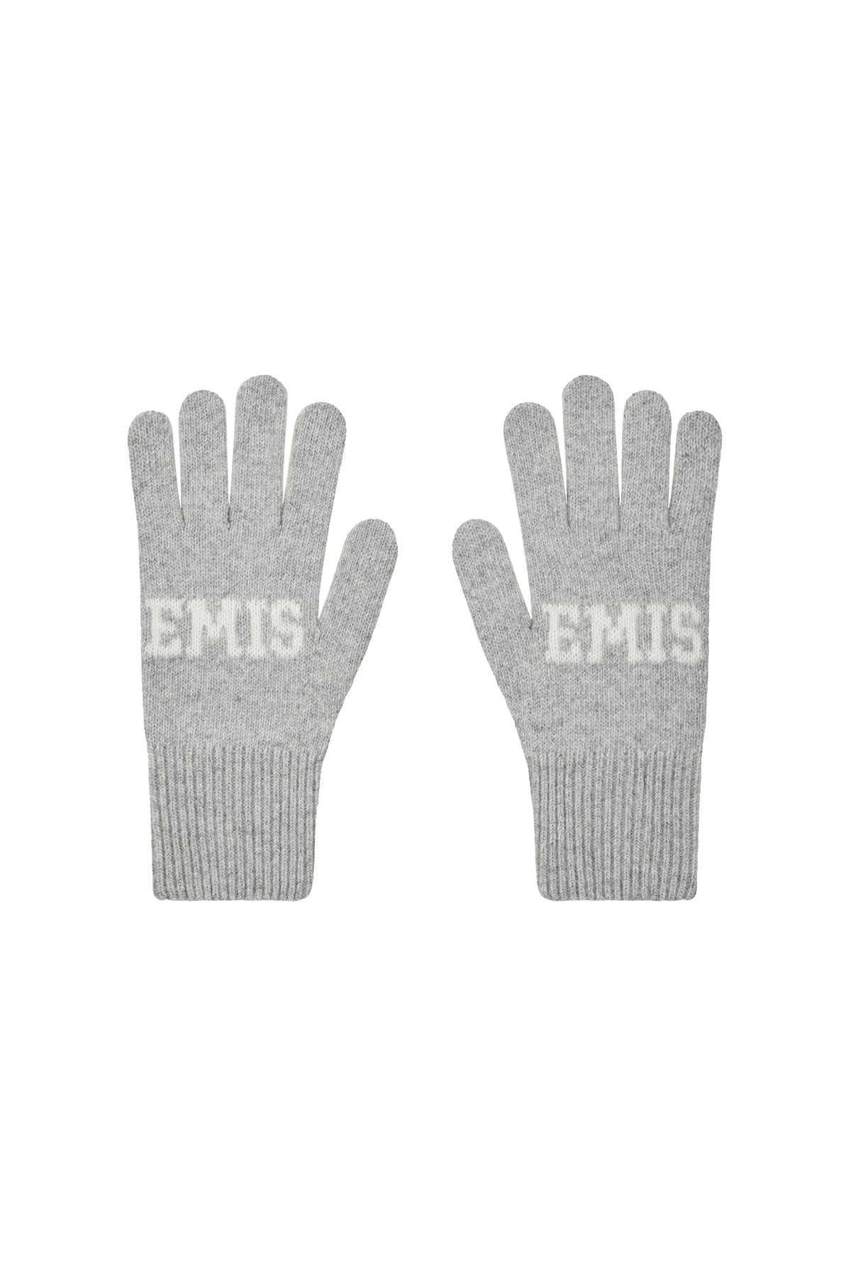 EMIS Logo Finger Gloves-Gray
