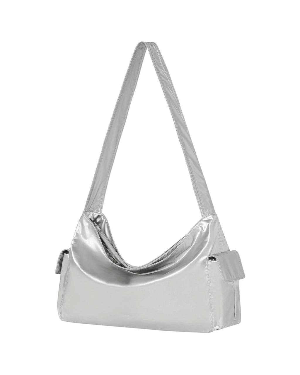 Slouch Pocket Bag · Silver