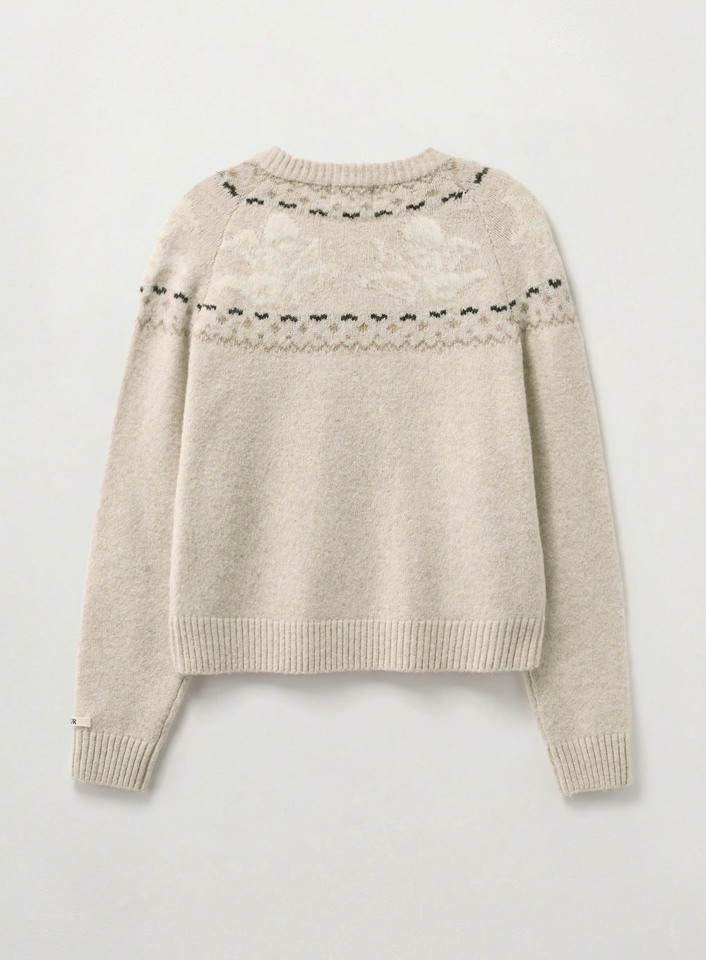[satur] (W) Holiday Angel Knit Cardigan - Cream
