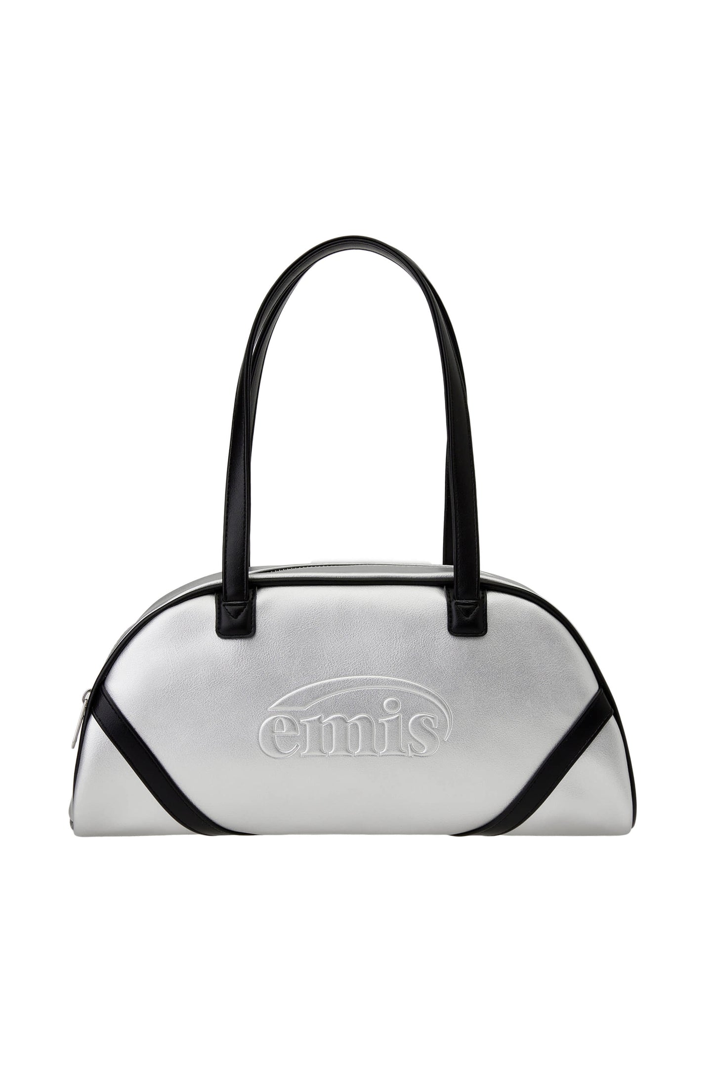 WIDE VINTAGE TOTE BAG-SILVER