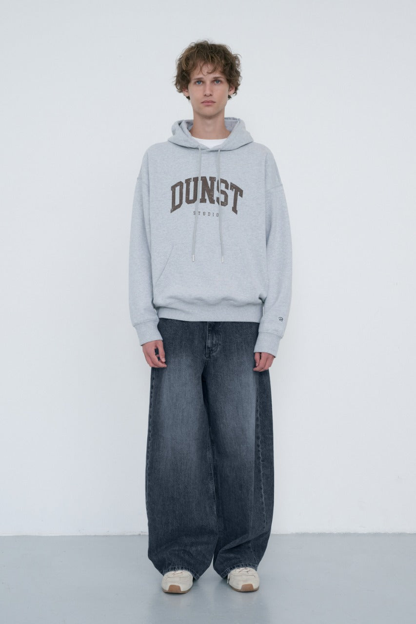 Dunst Relaxed Curved Jeans Vintage Blue