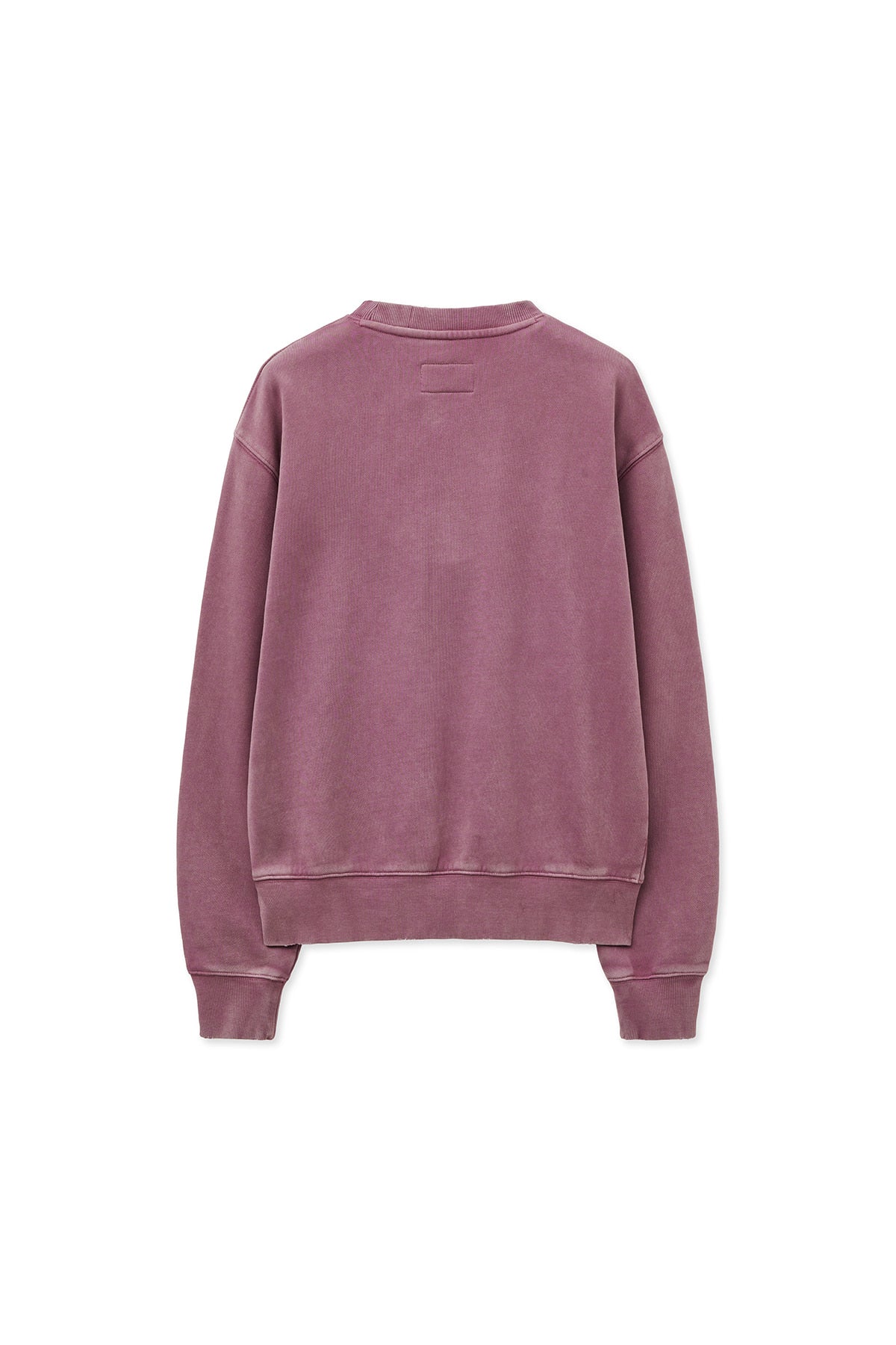 [matinkim] VINTAGE COLOR DYING LOGO SWEATSHIRT IN PINK