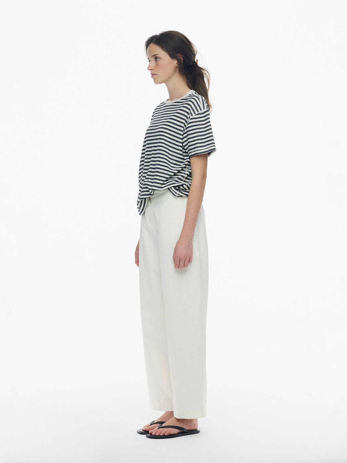 Nothing Written Stripe cotton t-shirt (Stripe, W)