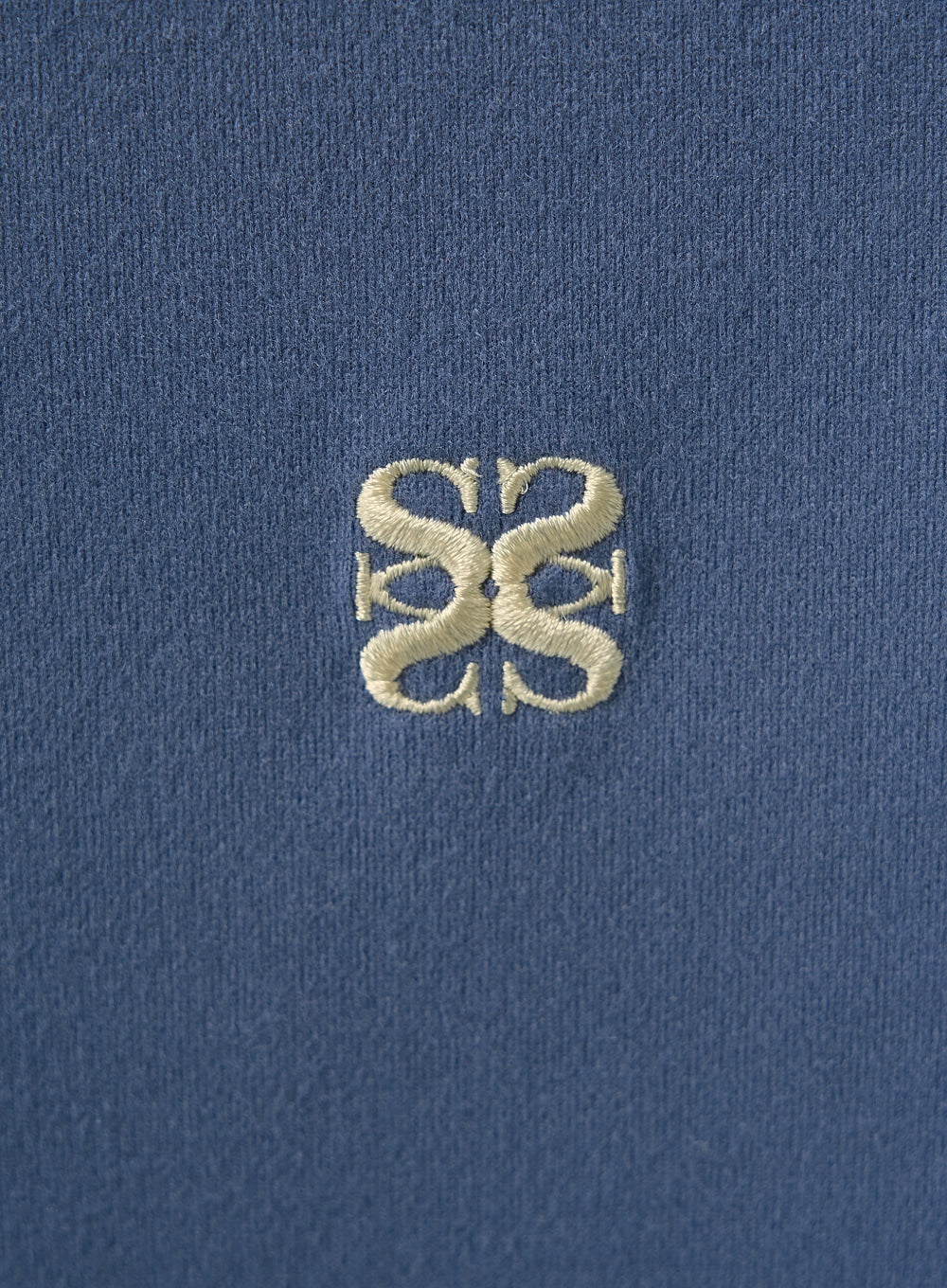 [satur] (W) Essential Basic Logo T-Shirt - Navy