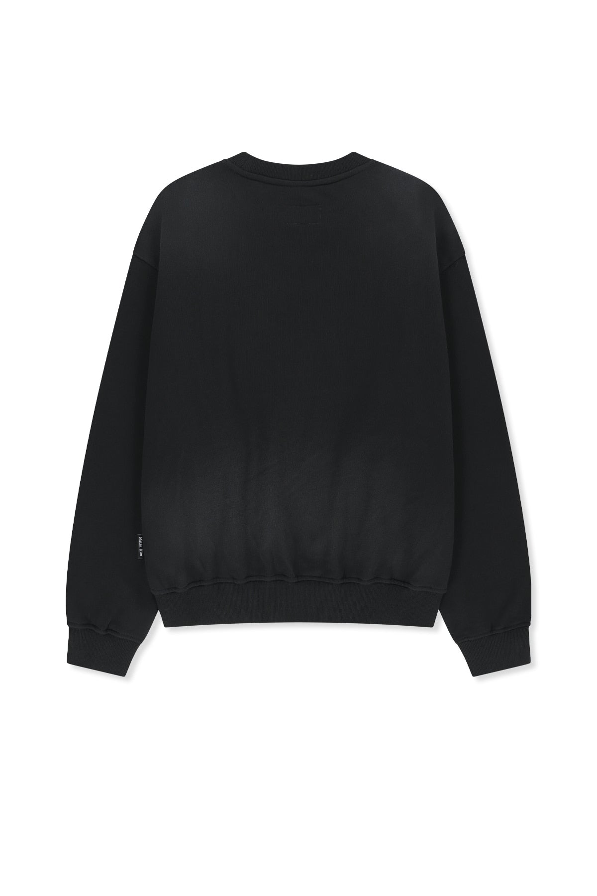 Matinkim Vintage Spray Logo Sweatshirt IN Black