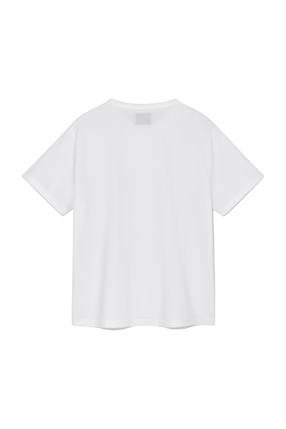 Matinkim Flower Applique Logo Top IN White