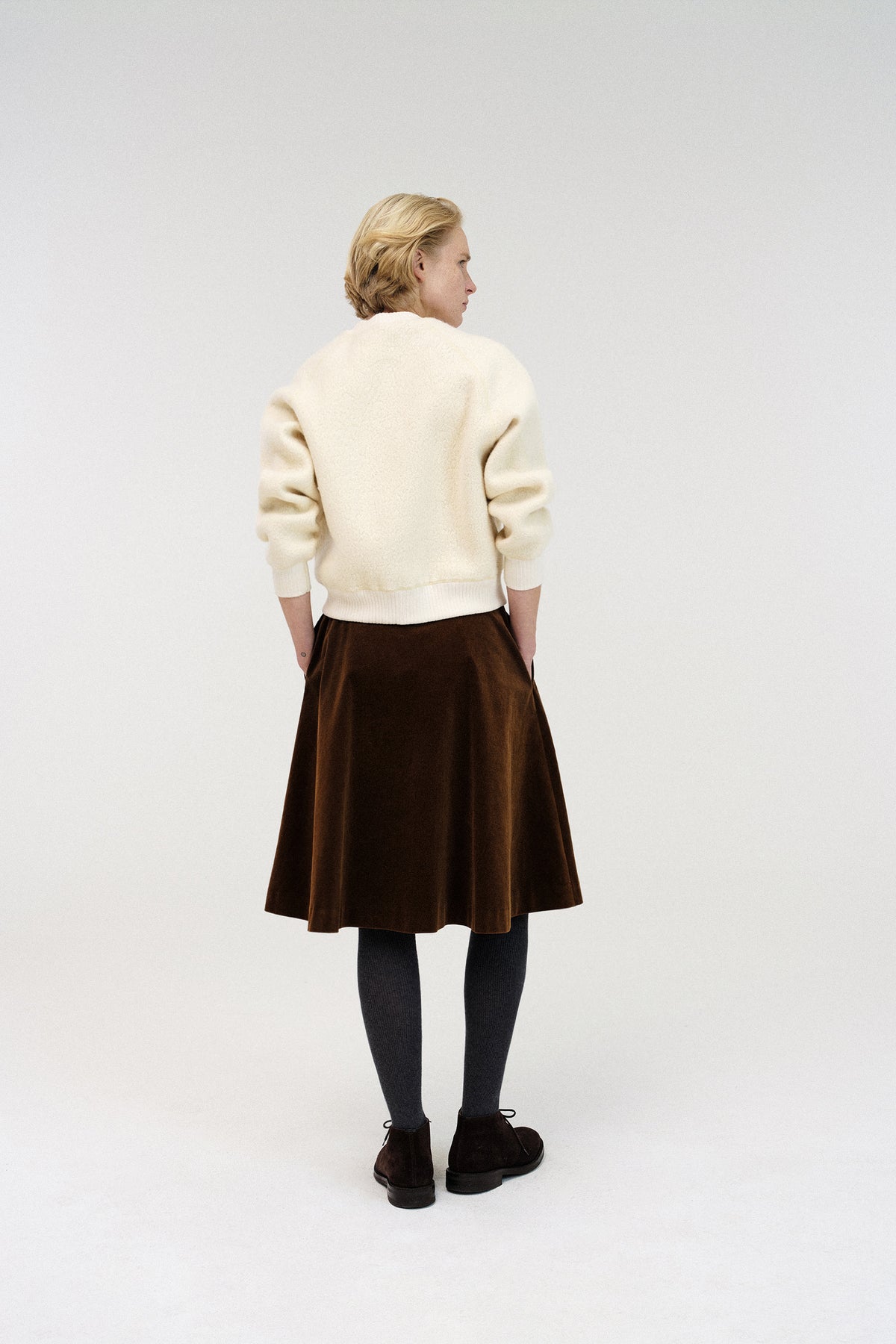 Nothing Written Alpaca wool raglan jumper (Ivory)