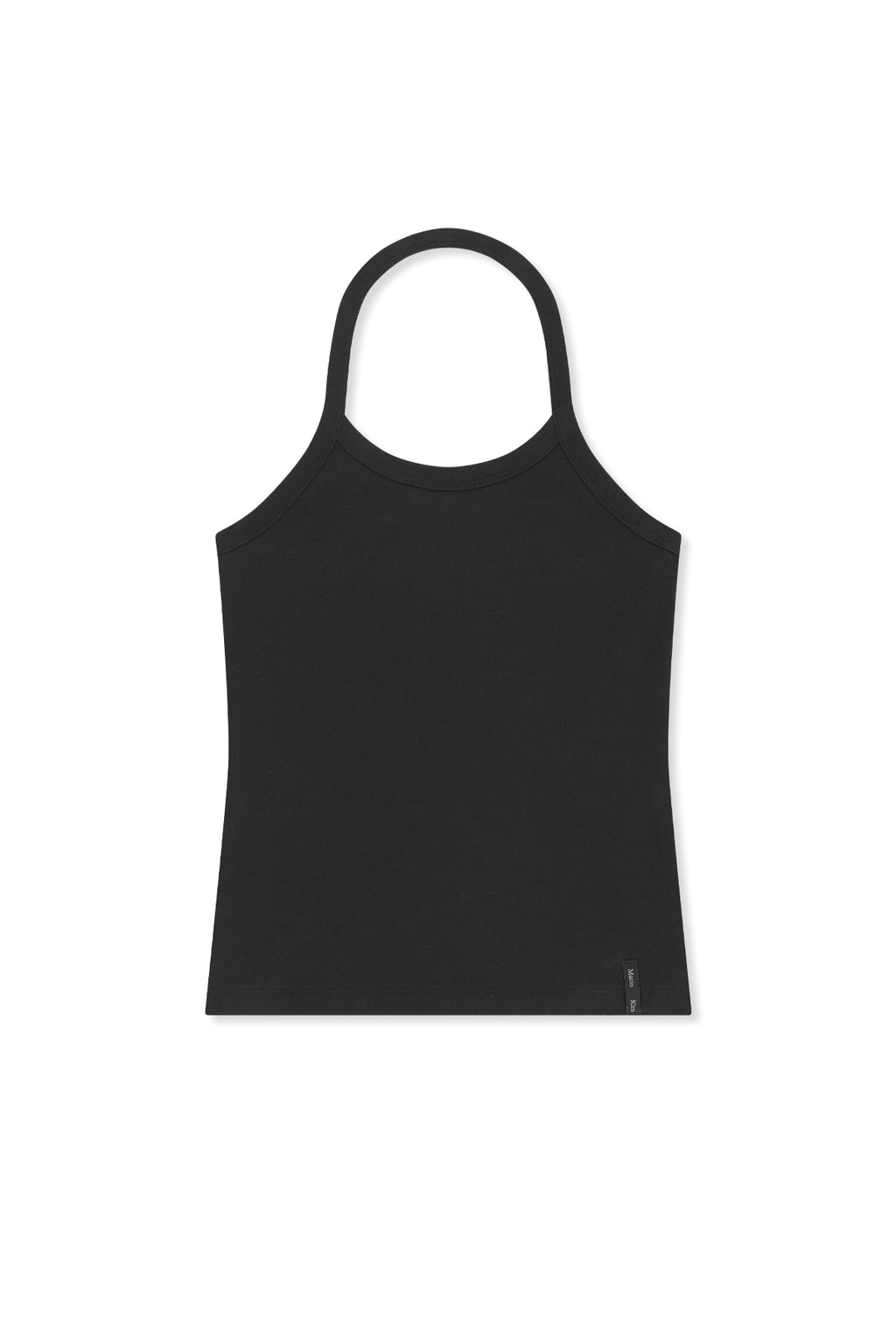 Matinkim Label Detail Halter Tank Top IN Black