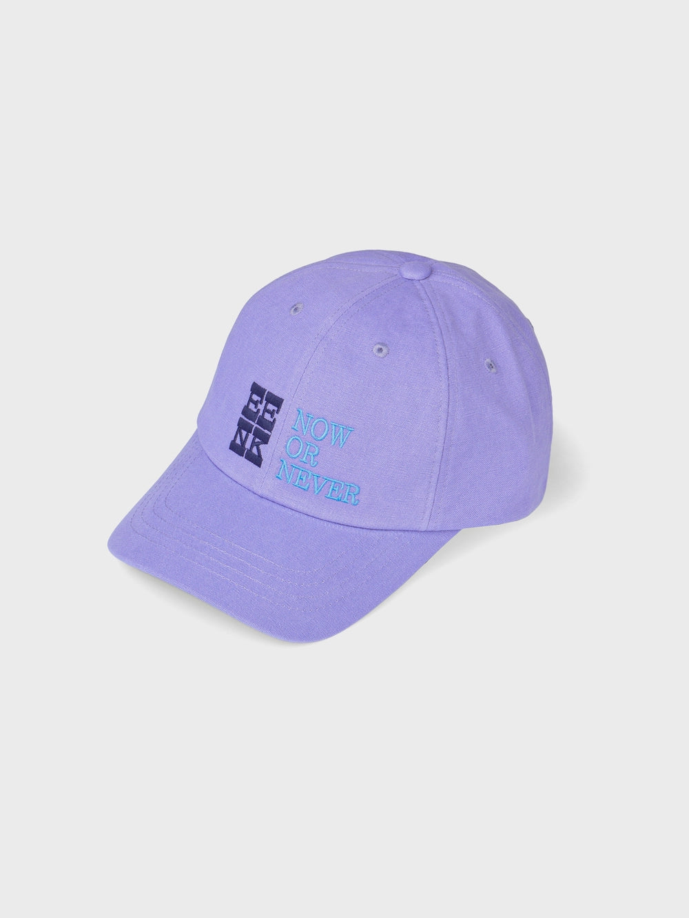 EENK Logo Embroidered Point Cap - Purple