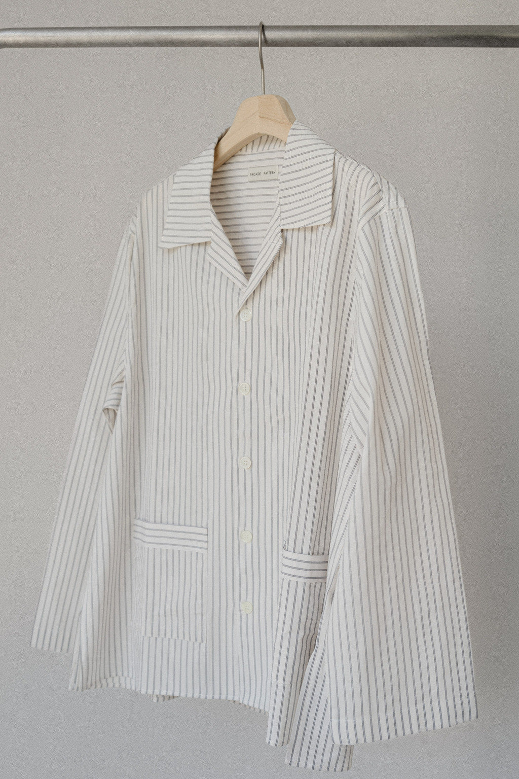 Facade Pattern Comfort Stripe Shirt
