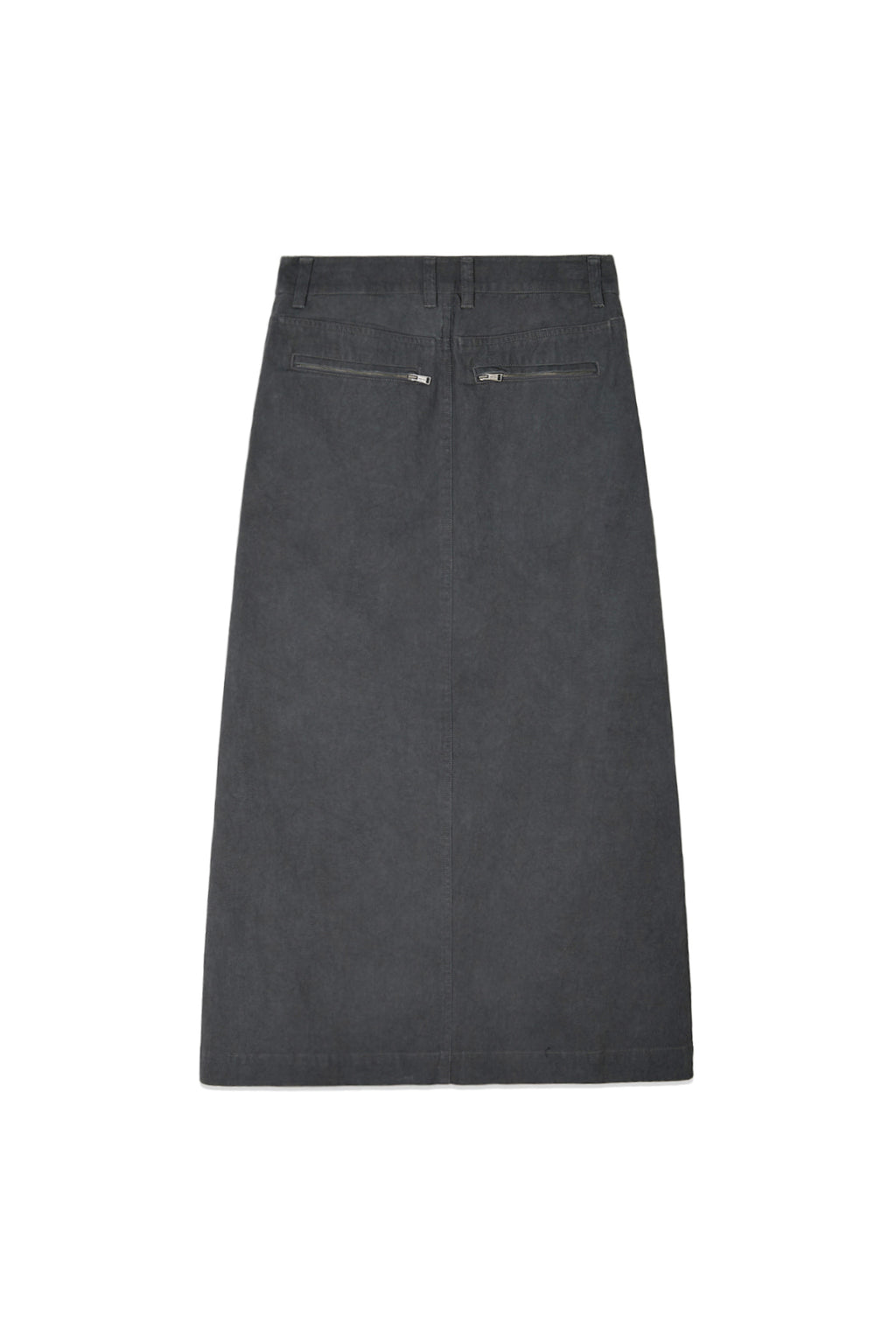 [matinkim] Washed Mermaid Long Skirt IN Charcoal