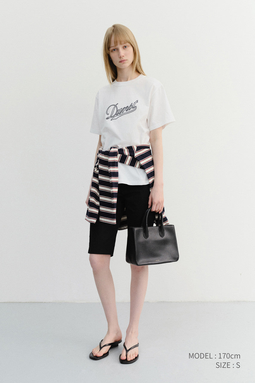Dunst Unisex Chain Logo T-Shirt Off White