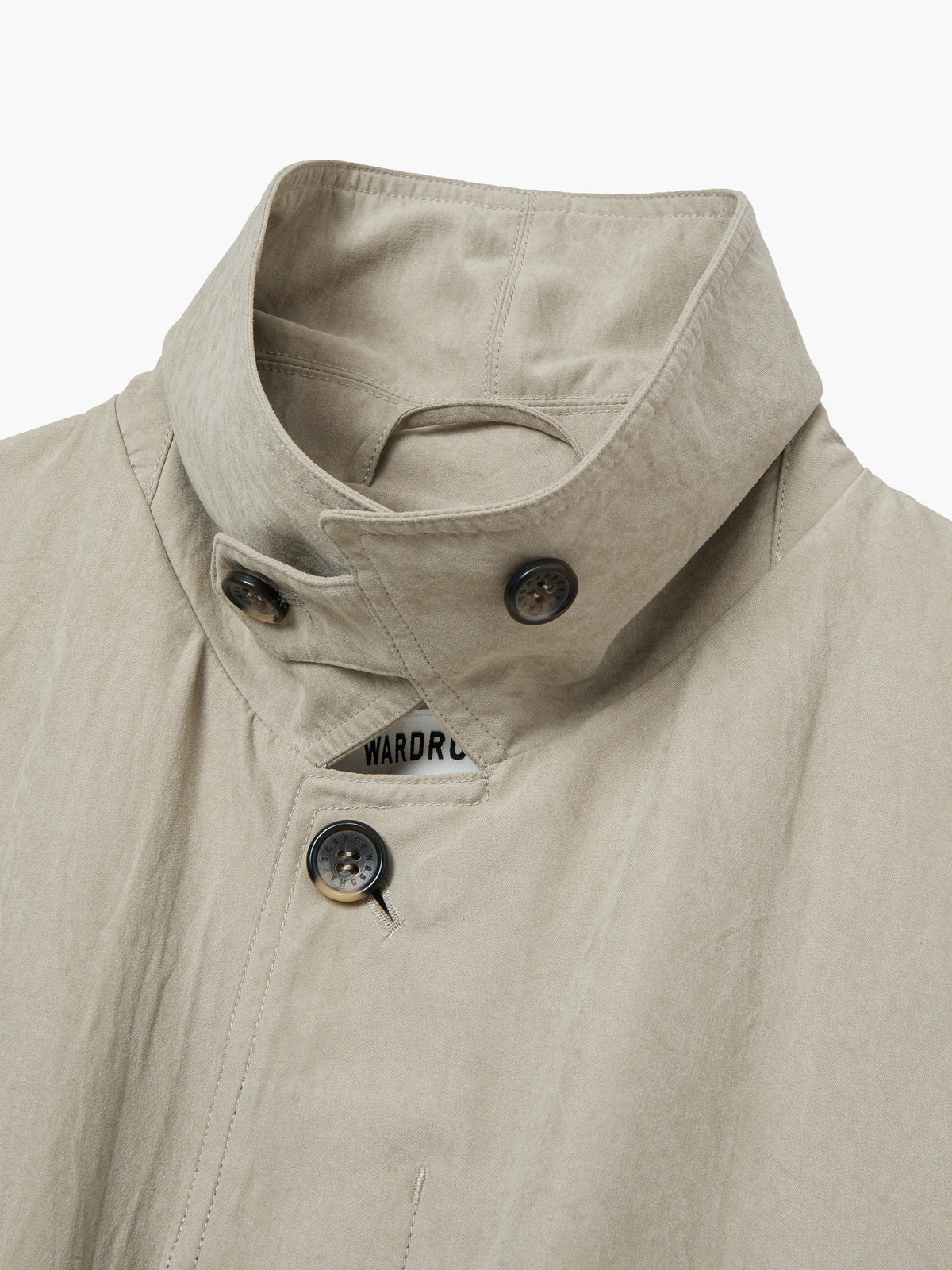 Margesherwood Washed Single Trench Coat beige
