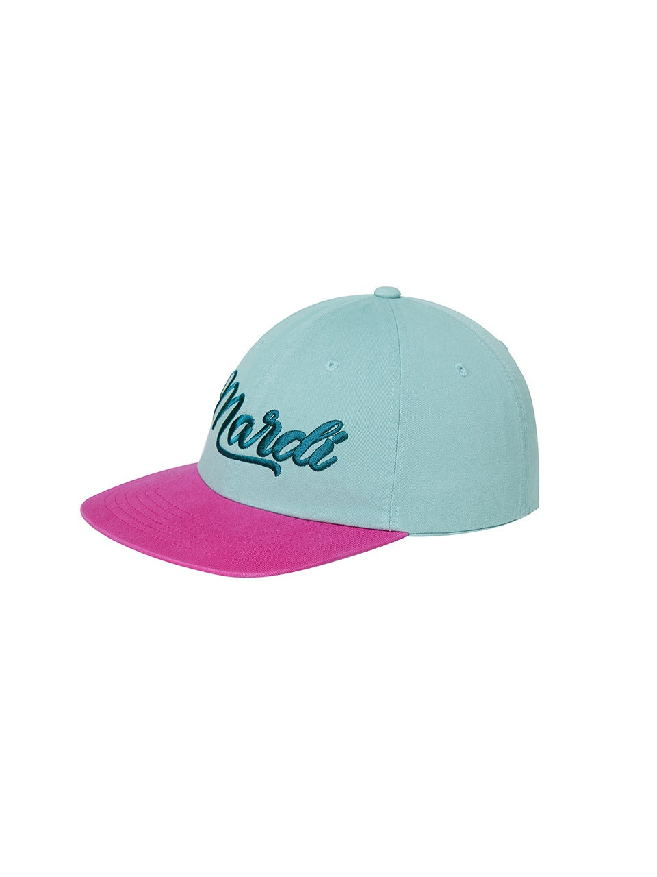 CAP MARDI VINTAGE LOGO TWO TONE_MINT FUCHSIA