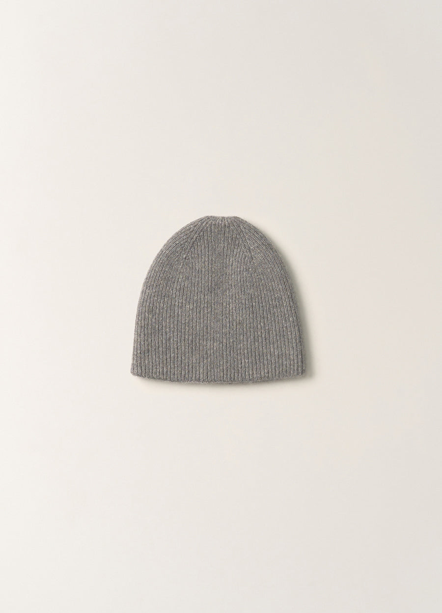 Nothing Written Bisou baby alpaca beanie (Light gray)