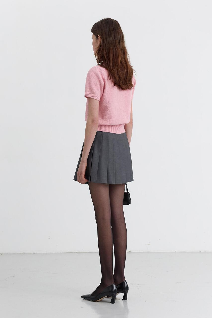 Dunst Summer Crewneck Knit Soft Pink
