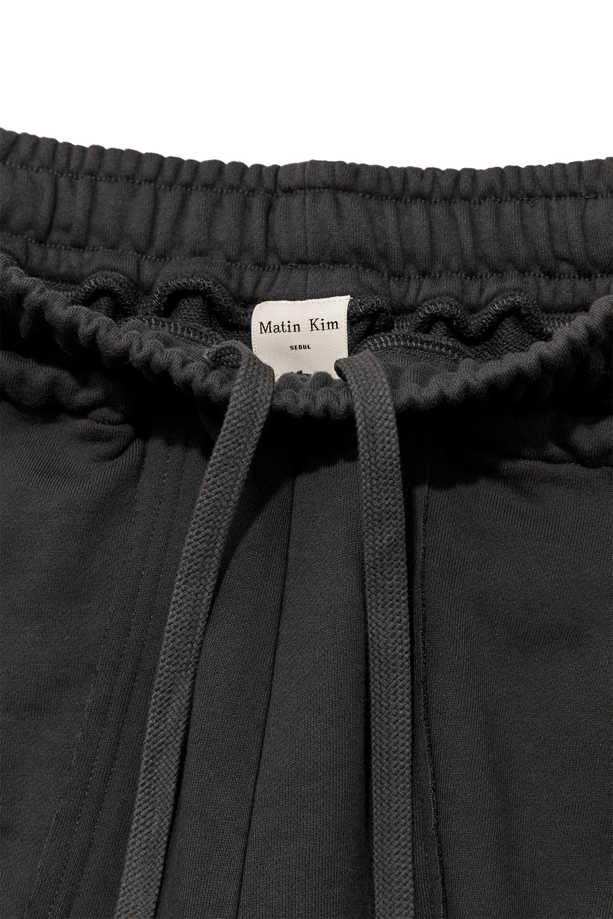 [matinkim] VOLUME POCKET SWEATPANTS IN CHARCOAL