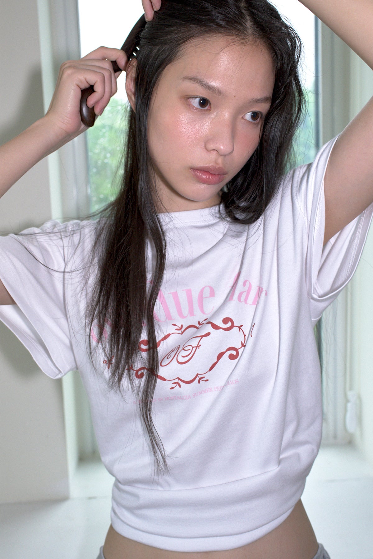 Overdueflair Overdue Artwork T-Shirt White
