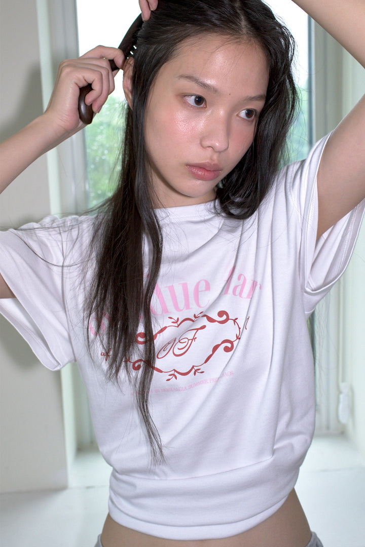 Overdueflair Overdue Artwork T-Shirt White