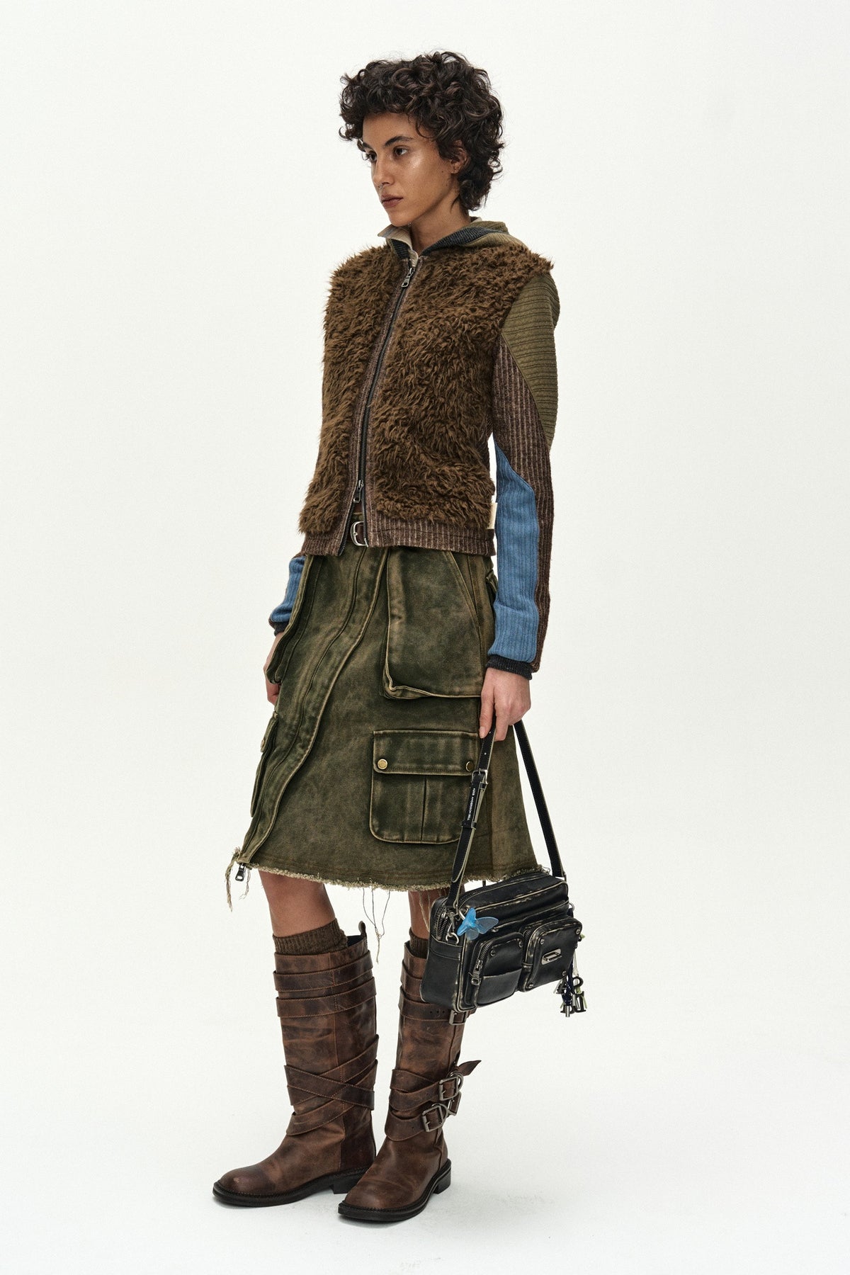 Andersson Bell Cargo Pocket Wrap Skirt