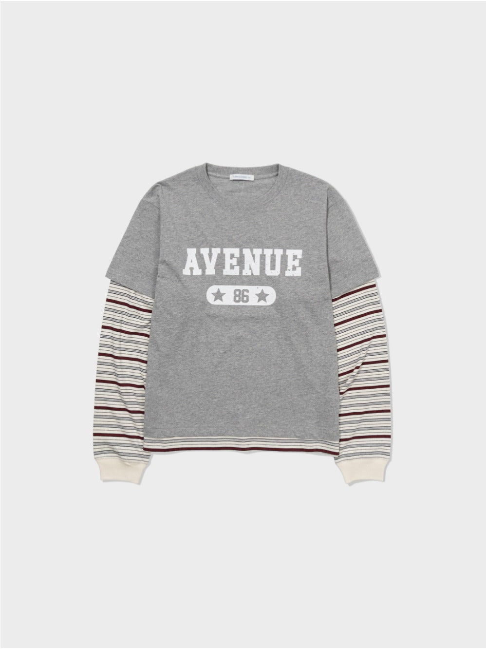 Low Classic Seongsu 86 Layered T-Shirts Melange Grey