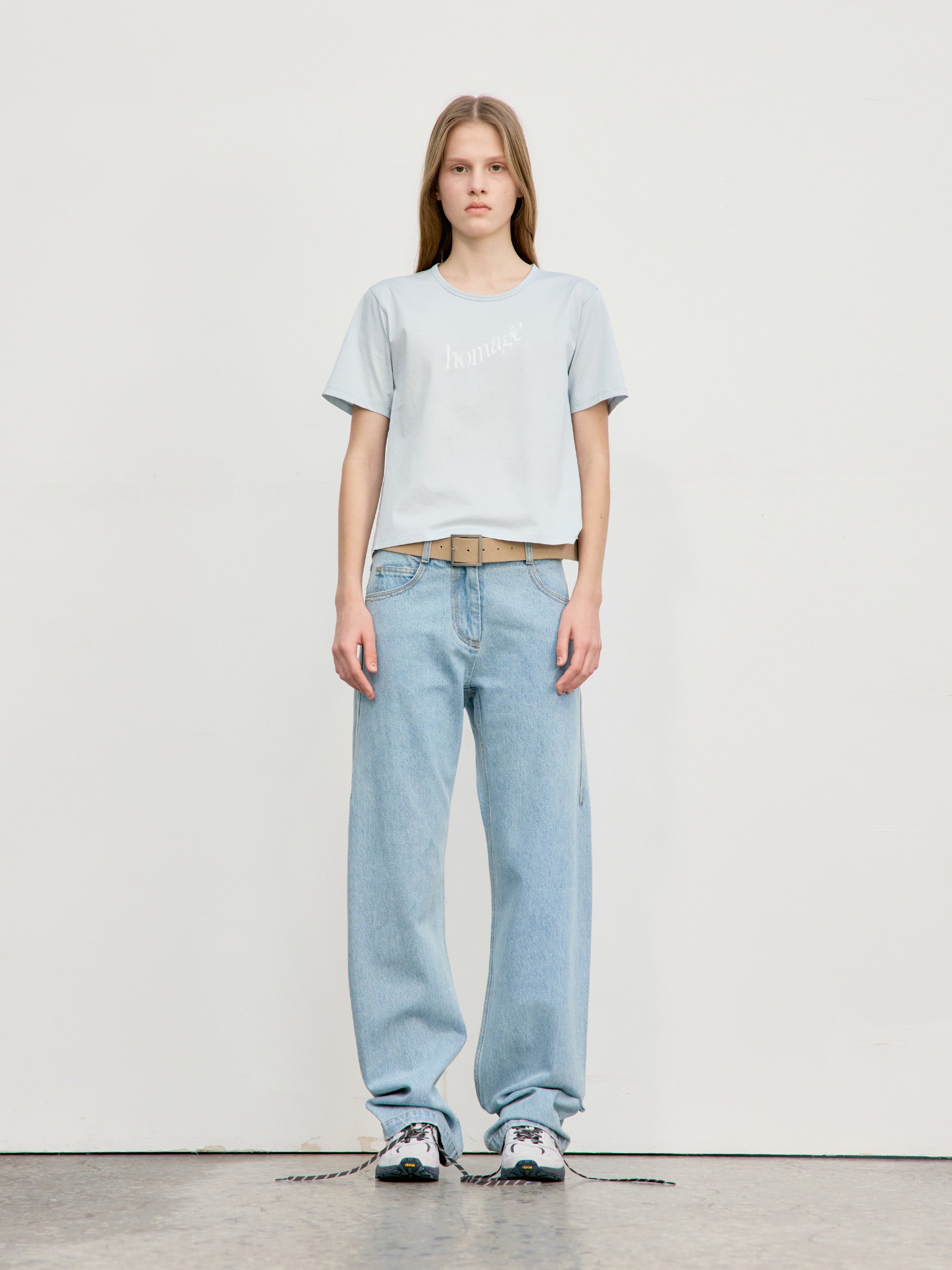 Low Classic Homage T-Shirt Light Blue