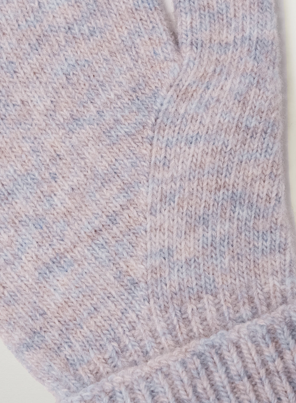 [satur] Basic Knit Glove - Purple