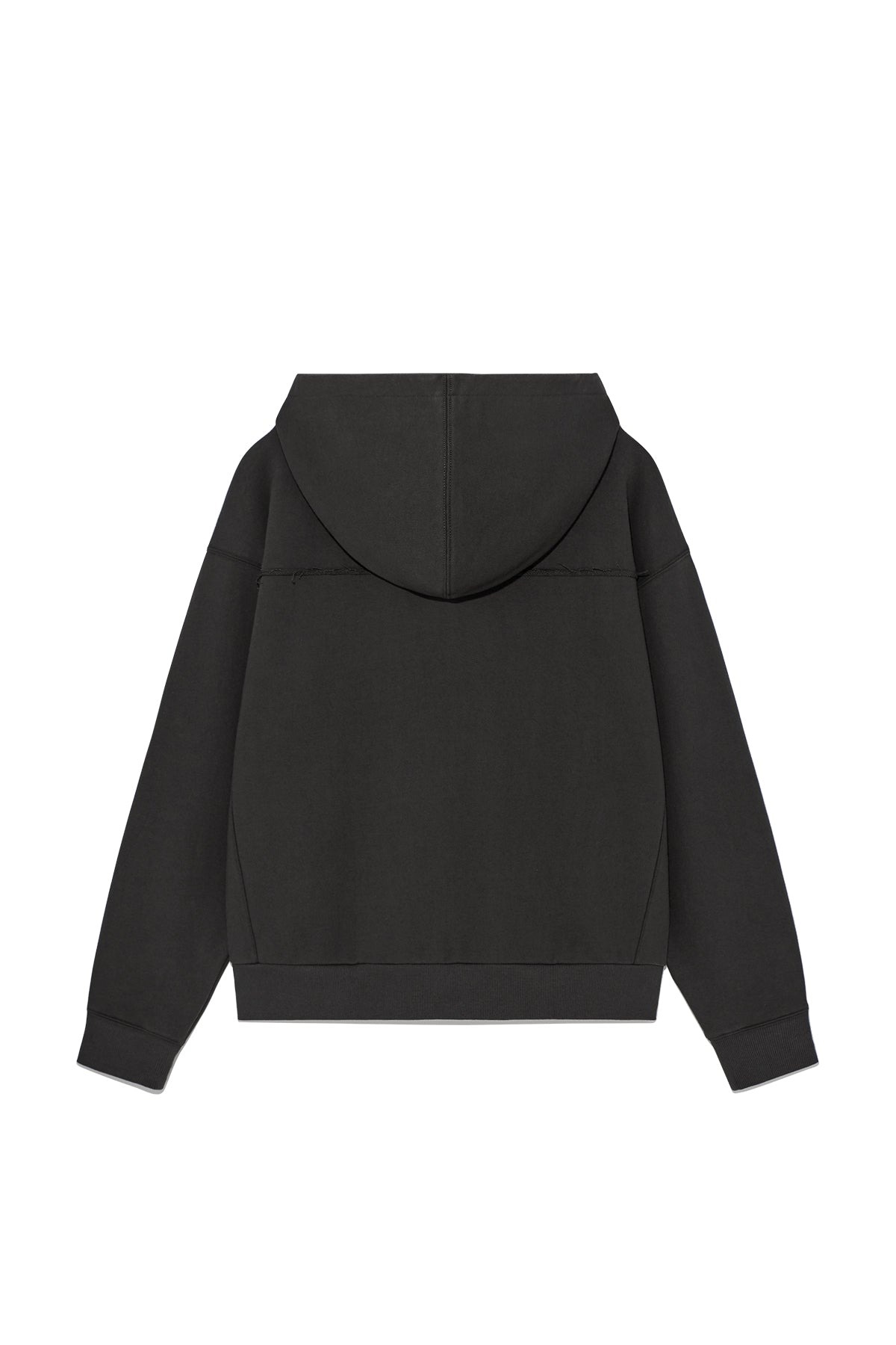 [matinkim] VOLUME POCKET HOODY ZIP UP IN CHARCOAL