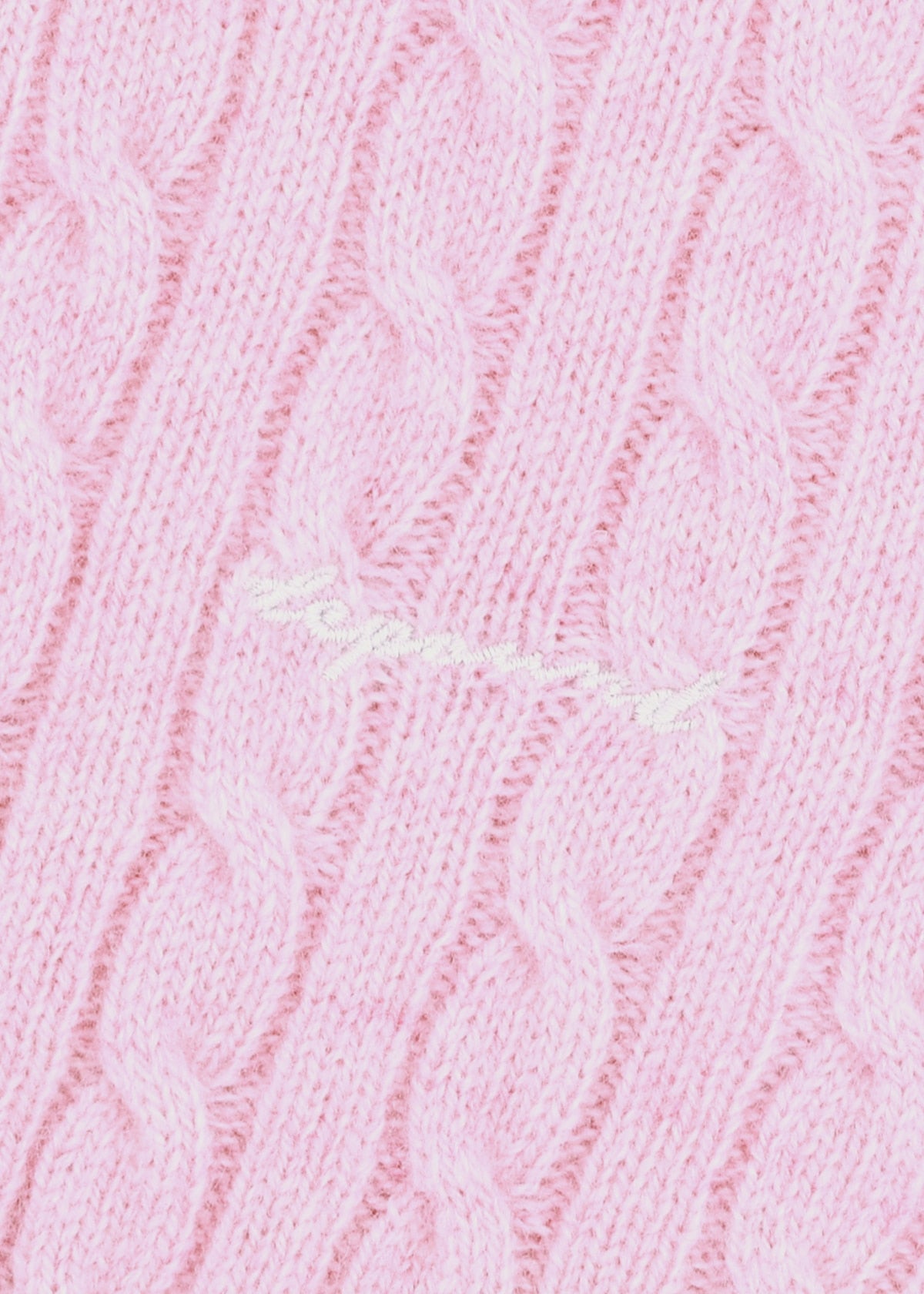 Depound merino wool cable cardigan - pink