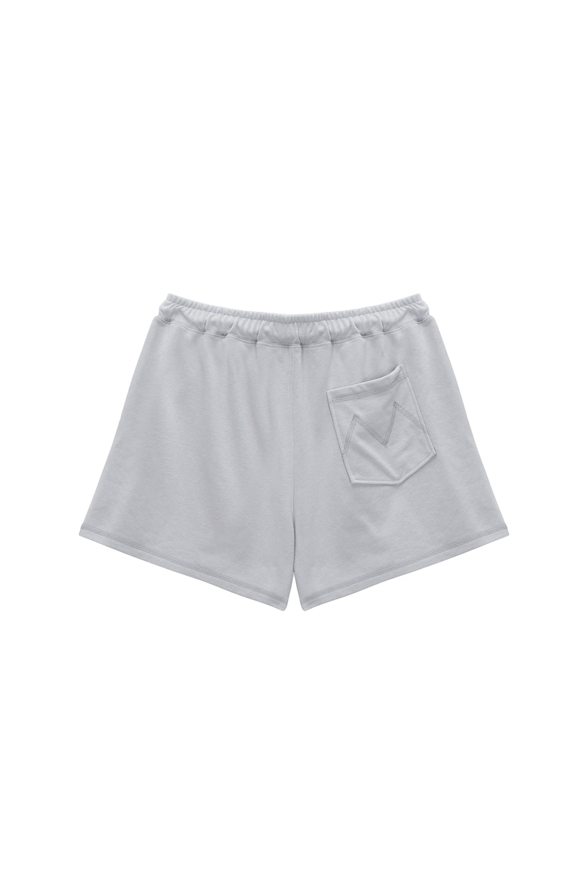 Matinkim Stitch Label Sweatshorts IN Light Grey
