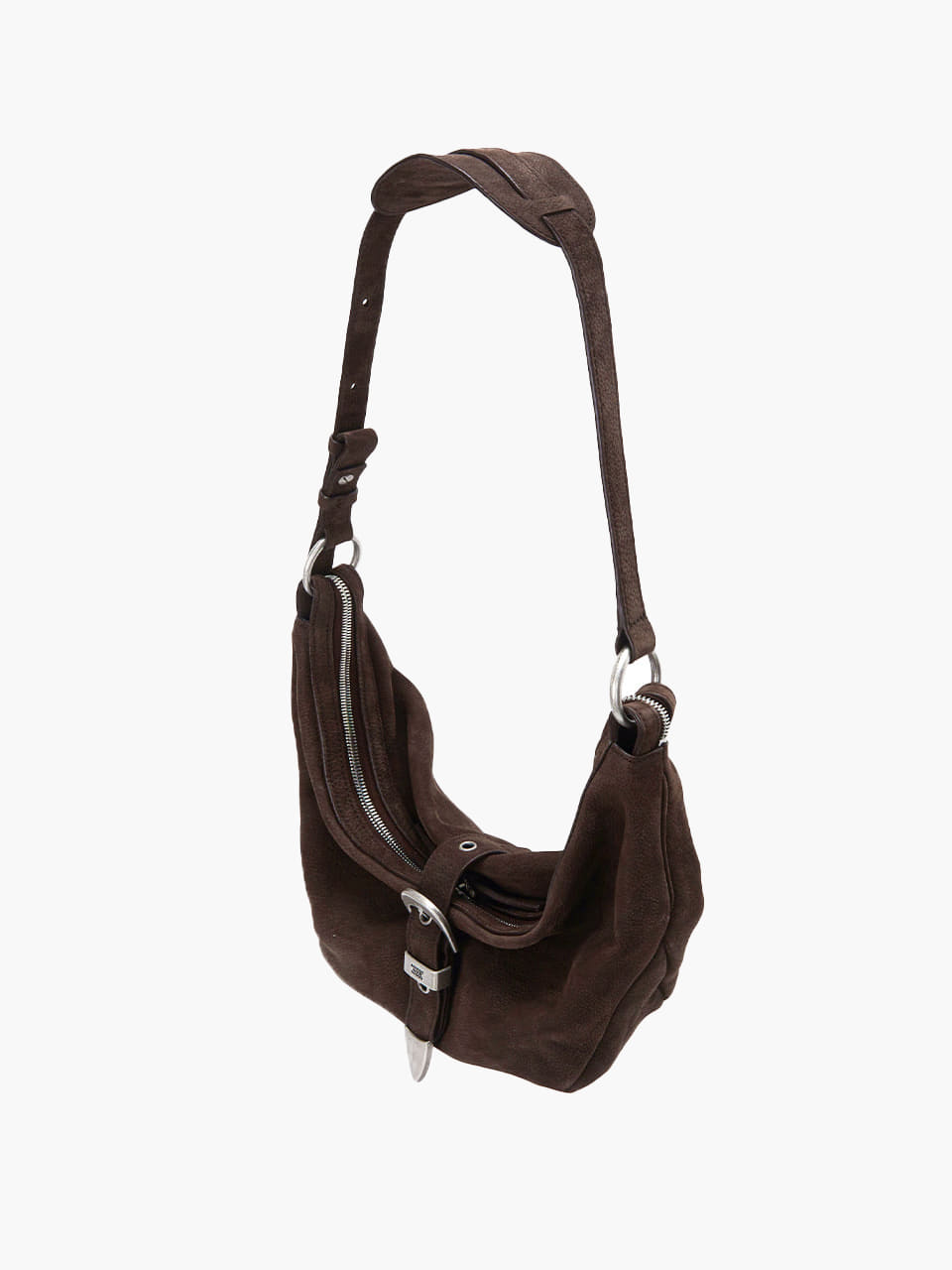 Margesherwood Belted Hobo Medium hush nubuck