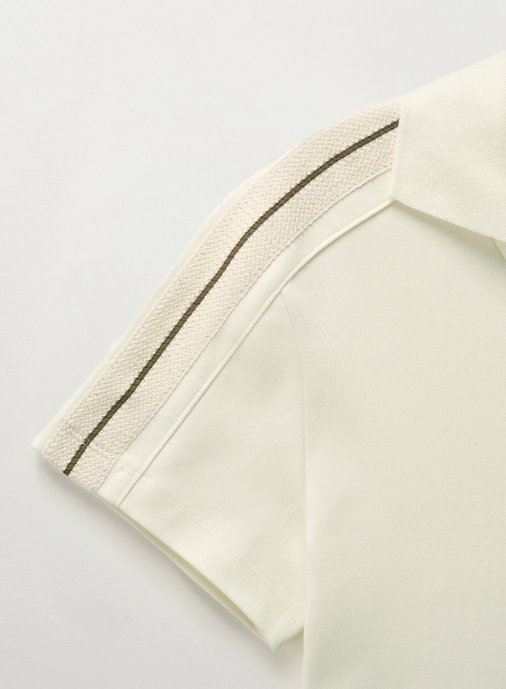 [satur] (W) Lawton Track One-piece - Cream