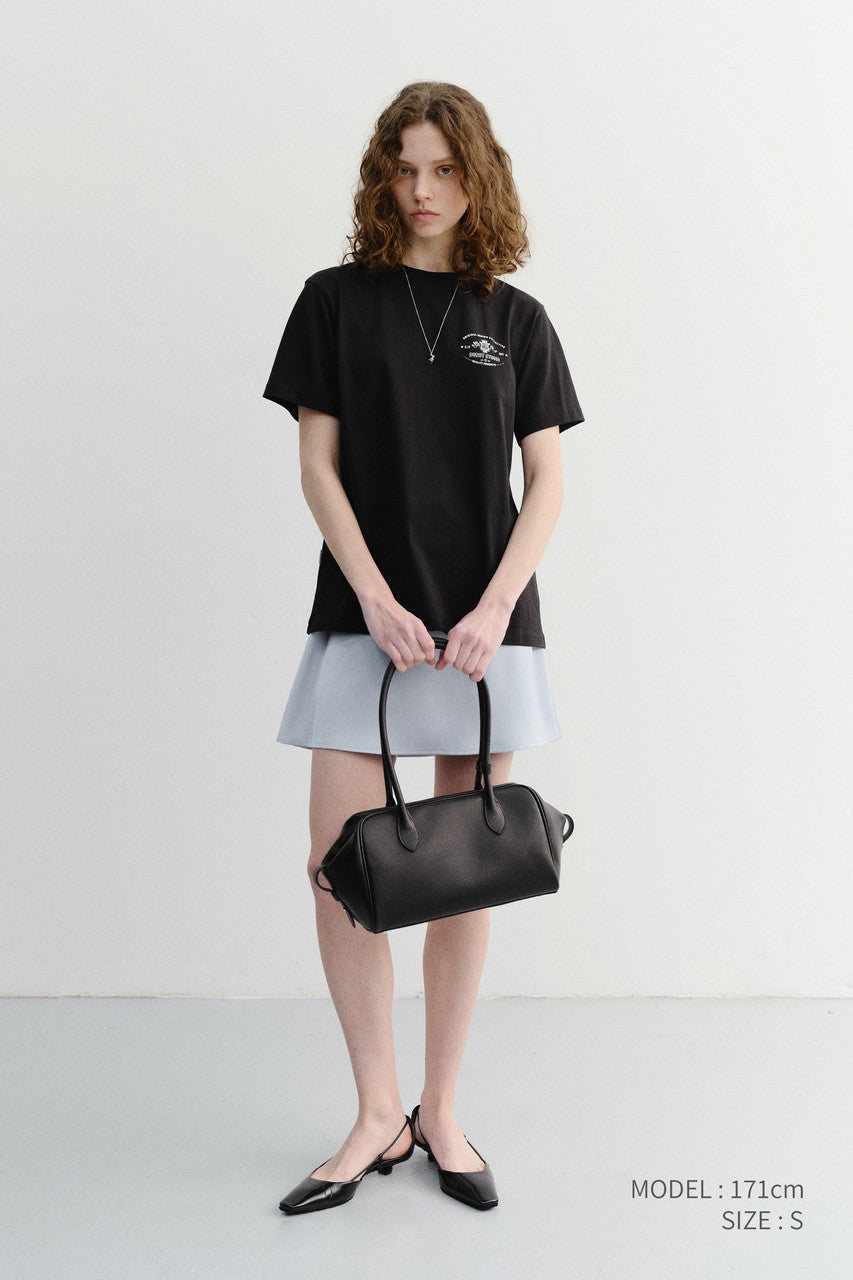 Dunst Unisex Cupid Arch Back Logo T-Shirt Black