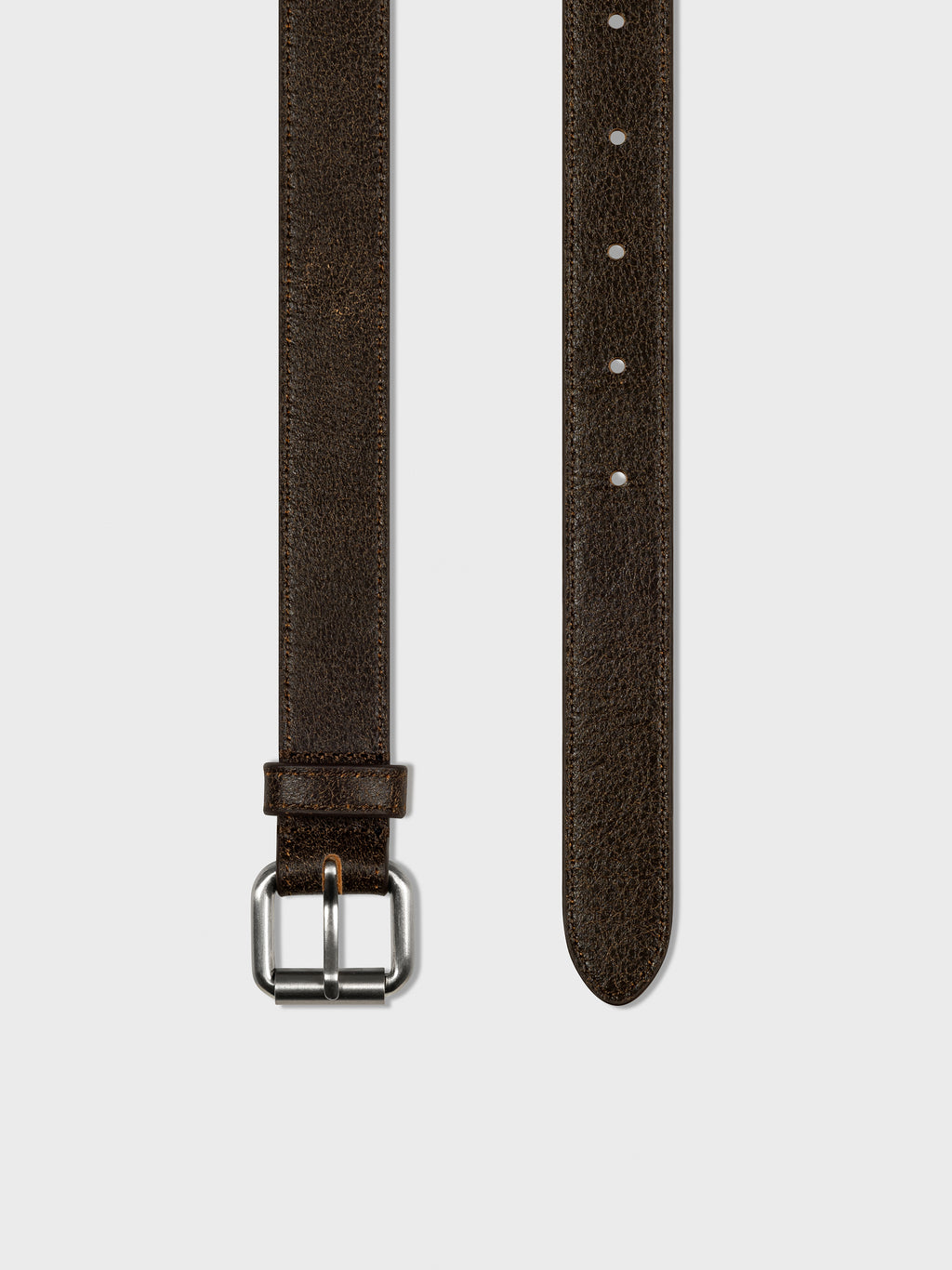 Low Classic Leather Belt Brown