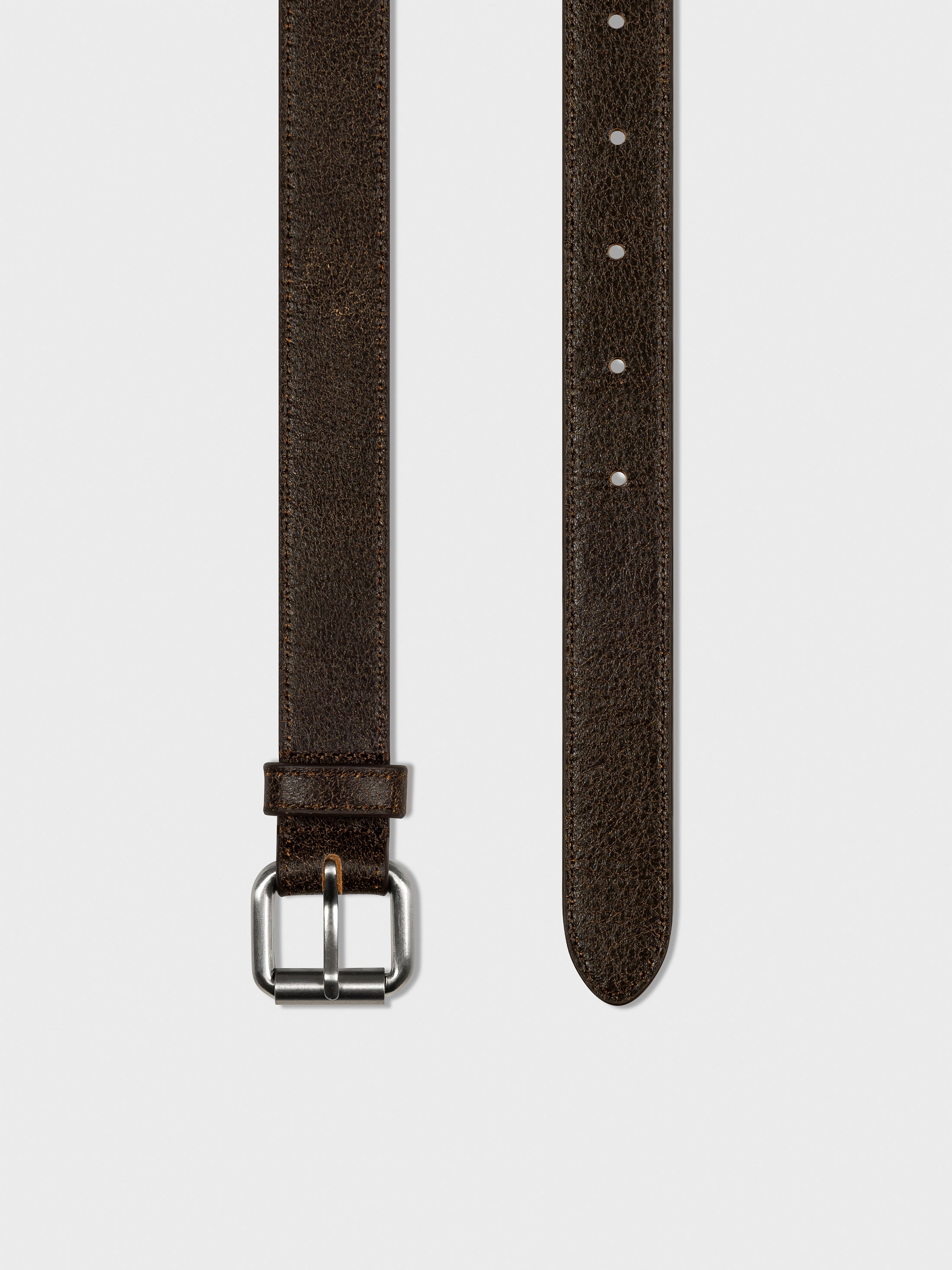 Low Classic Leather Belt Brown