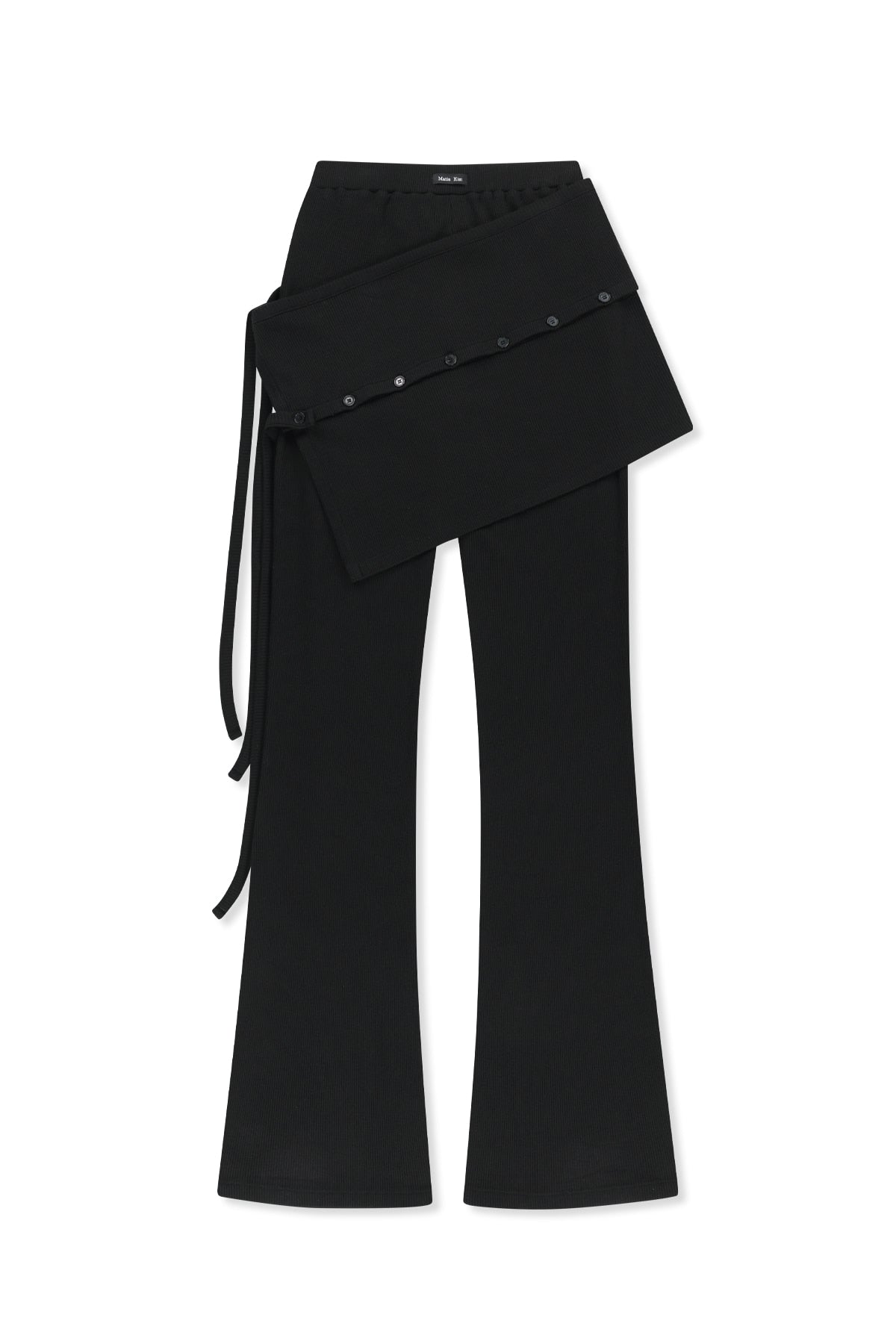 Matinkim Detachable Layer Jersey Pants IN Black
