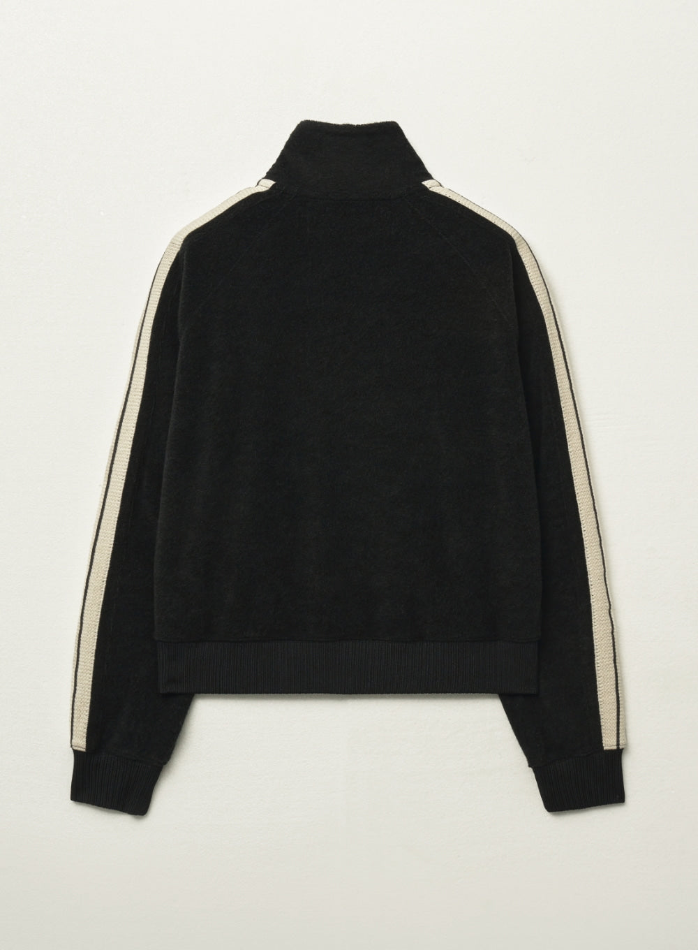 [satur] (W) Lawton Terry Track Zip-up Jacket - Black