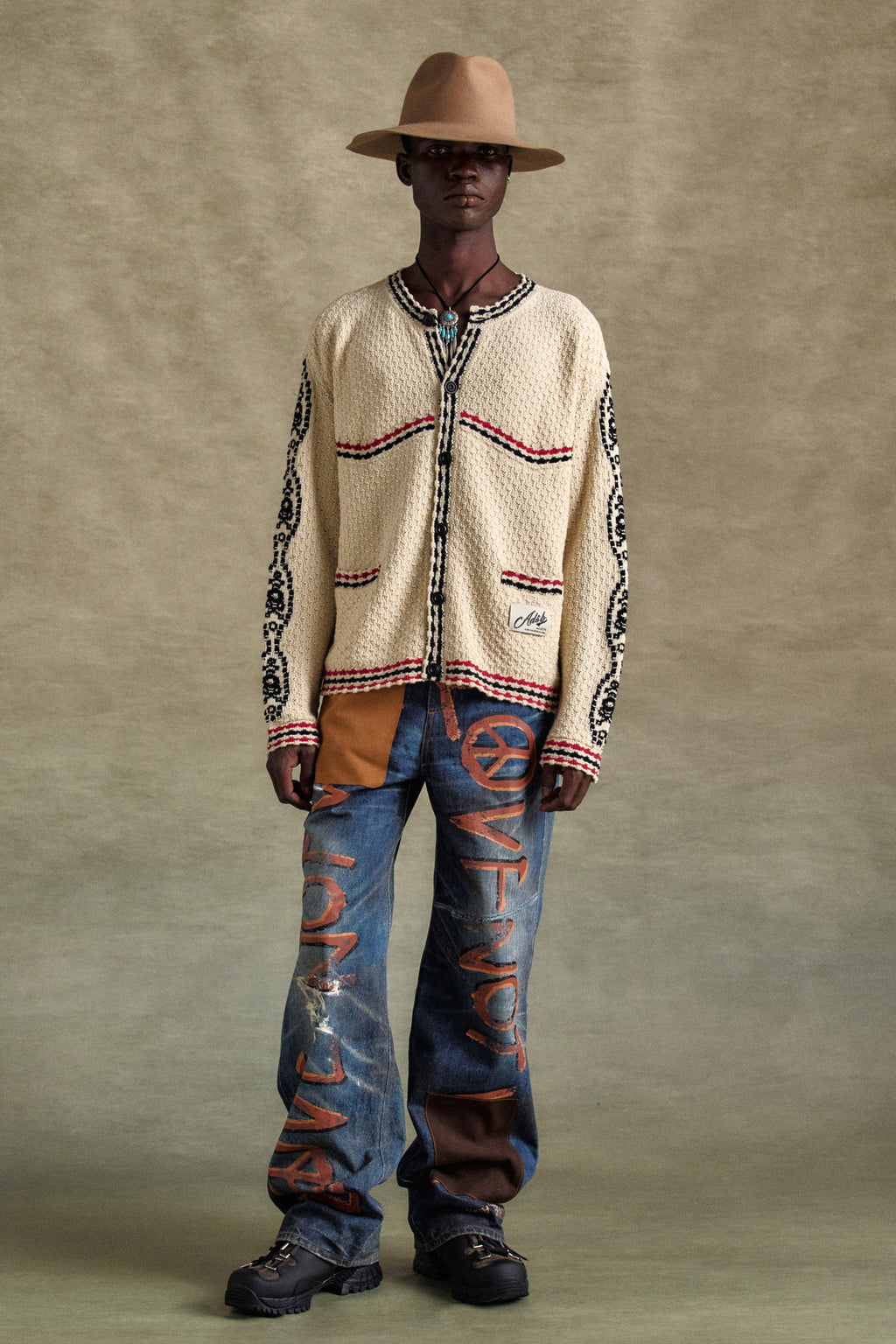 Andersson Bell Fantasia Round-Neck Cardigan
