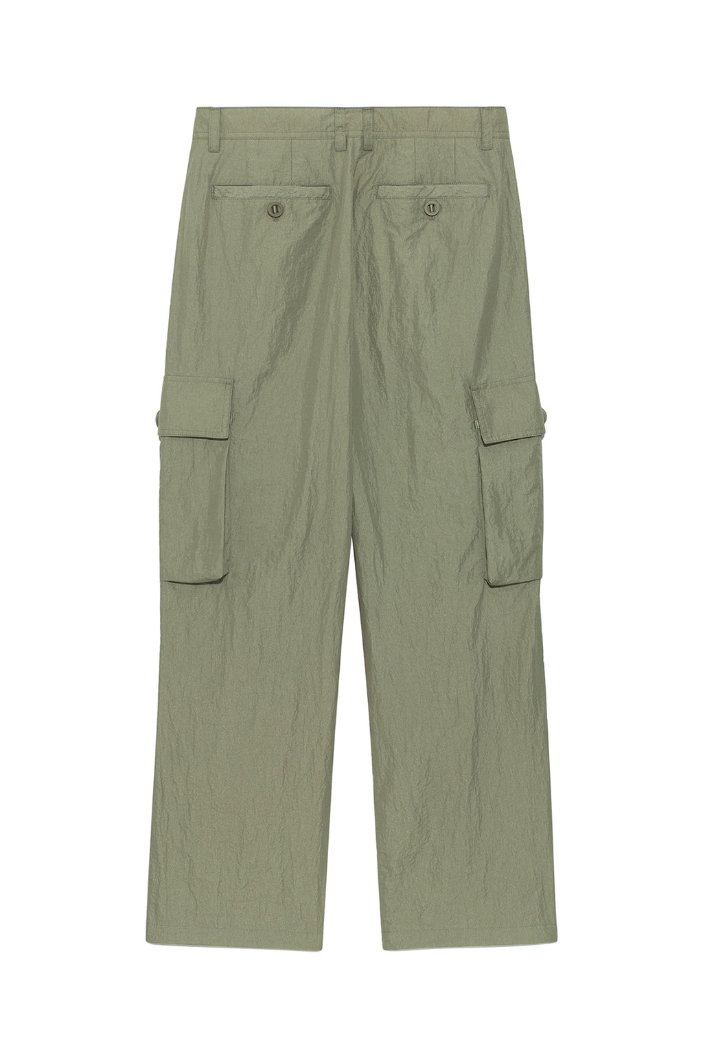 [matinkim] STRING NYLON CARGO PANTS IN KHAKI